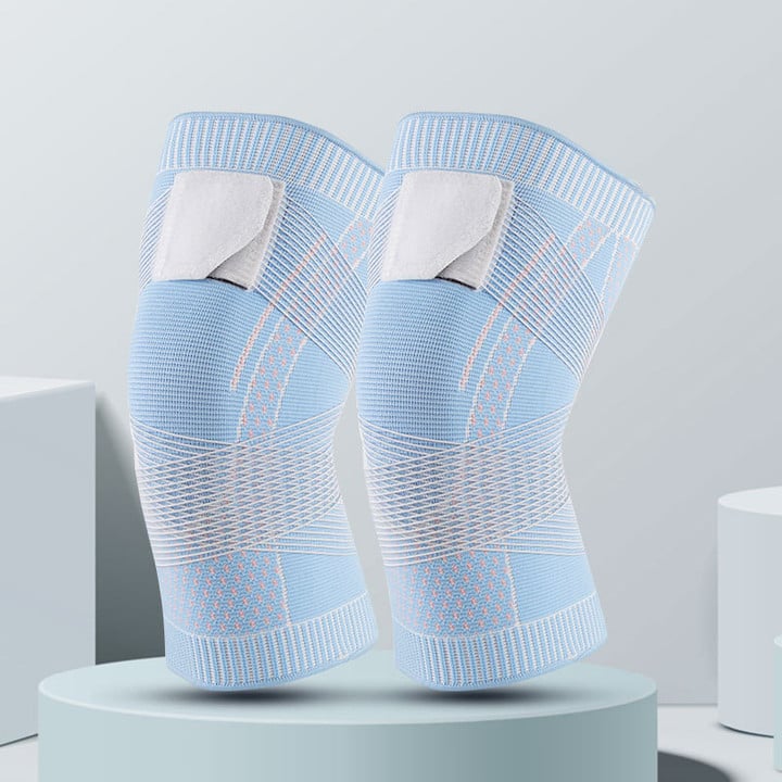 1+1 Gratis | Orthoknee™ - Ginocchiera elastica e regolabile - Un po' di blu - - Concept Palermo
