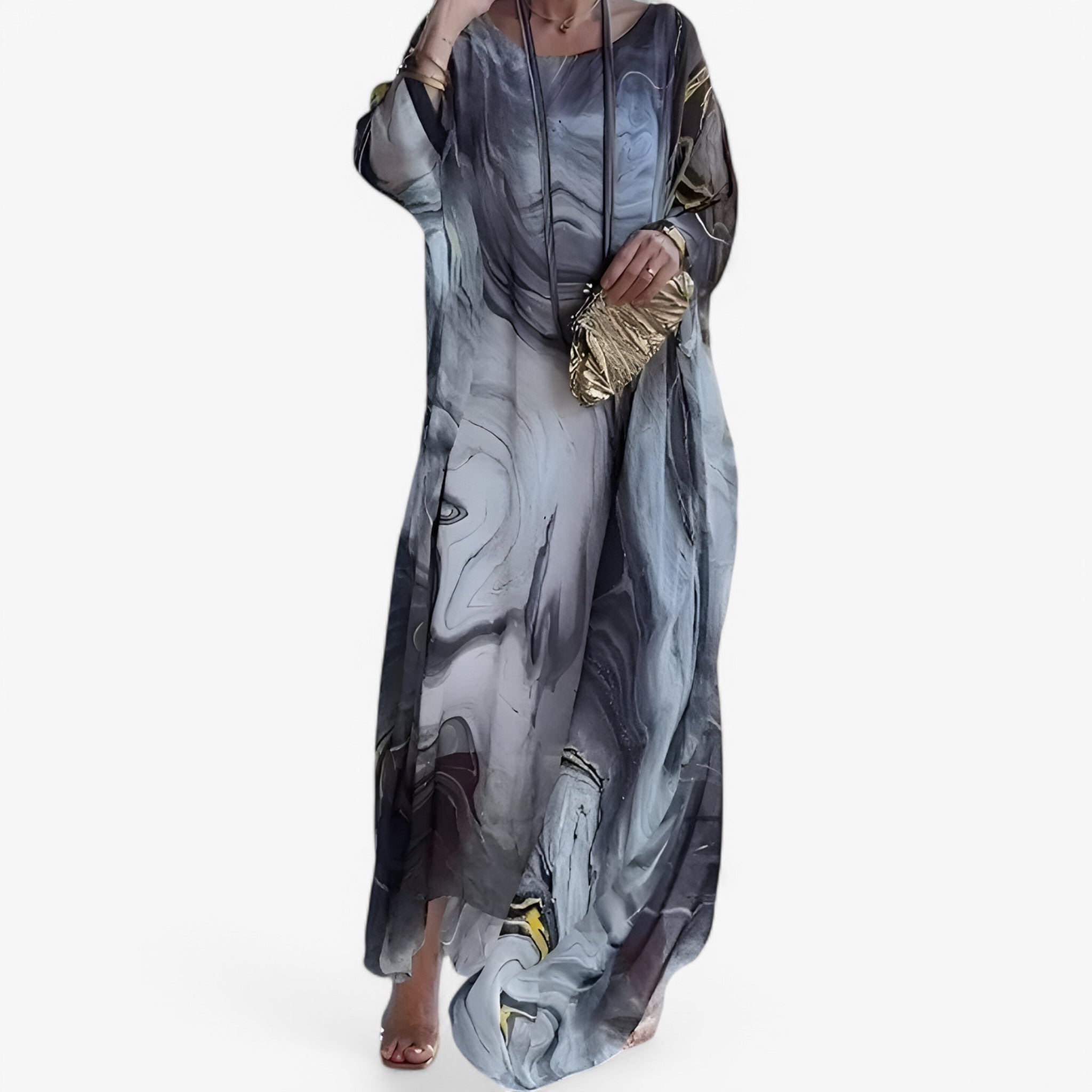 Celeste | Maxi abito in marmo - Unico ed elegante - - new - Concept Palermo