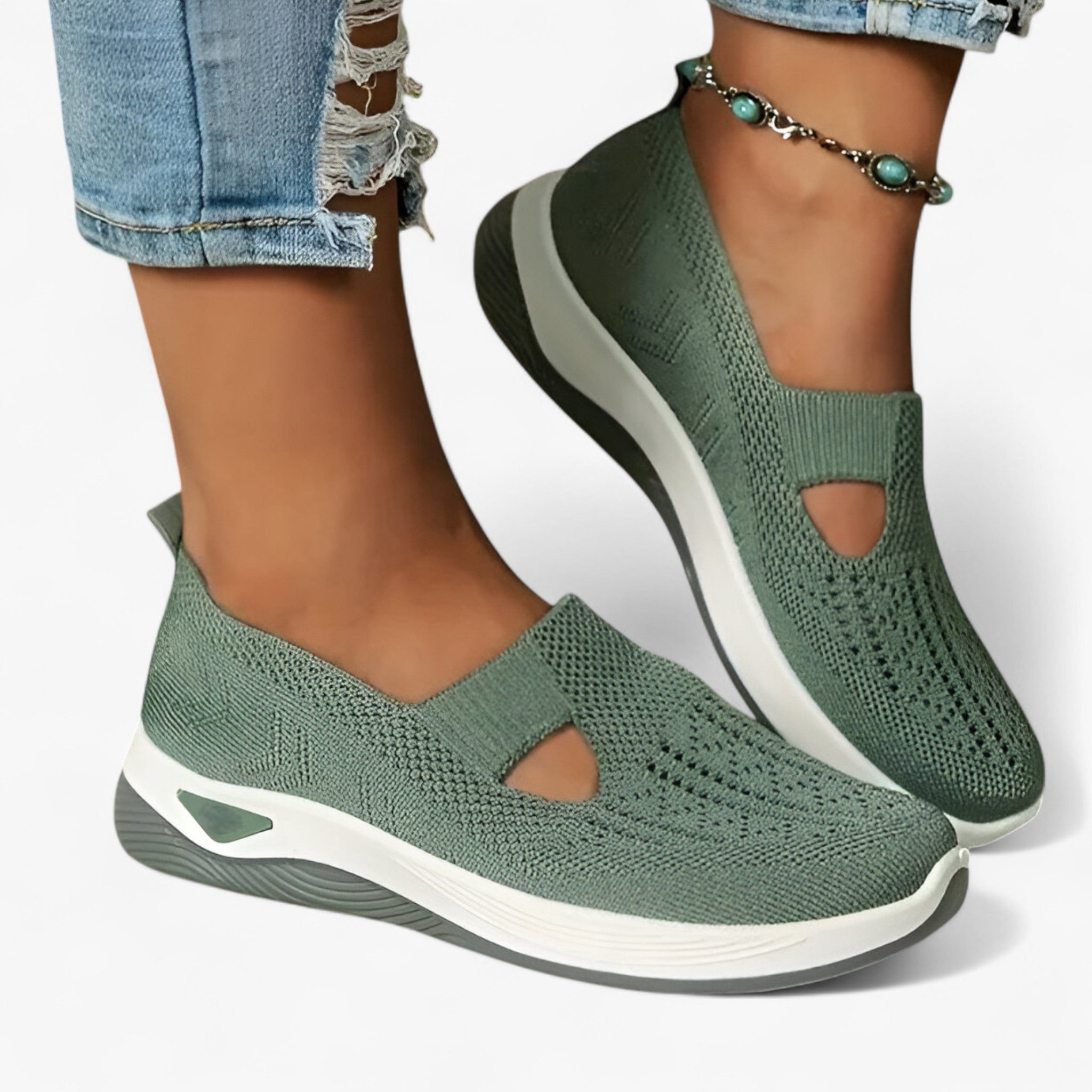 Clare | Scarpe morbide – Leggere e ammortizzate - Verde - - Concept Palermo