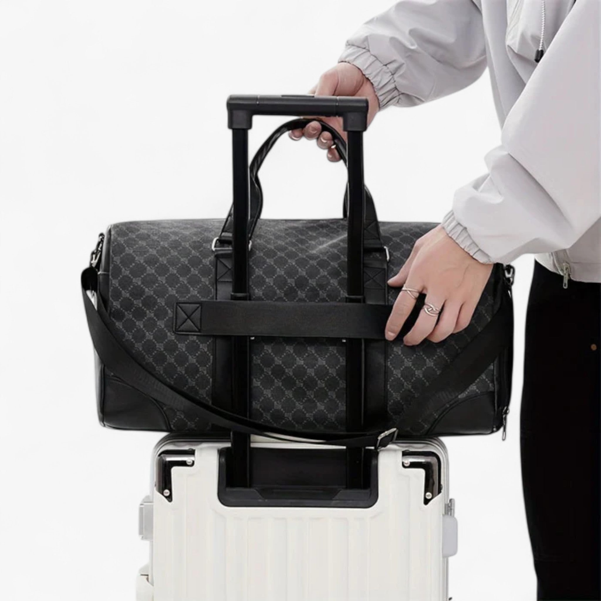 Luca | Borsa a tracolla portatile da uomo – Compatta, funzionale e dallo stile urbano - - Bags duffel bag handbags Shoulder & Crossbody Bags travel bag Travel Bags - Concept Palermo