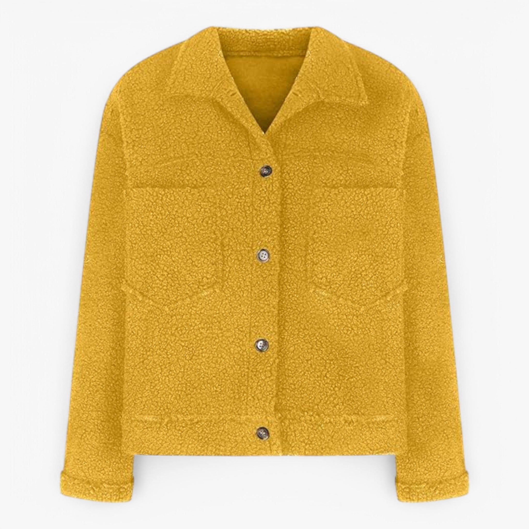 Aria | Giacca in lana - accogliente ed elegante - Giallo - - Concept Palermo