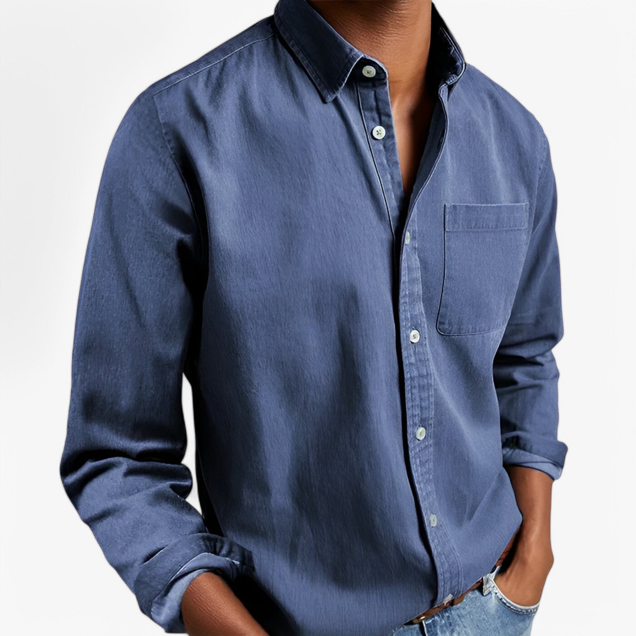 Rafael | Camicia Cargo - Elegante e resistente - Blu - - Concept Palermo