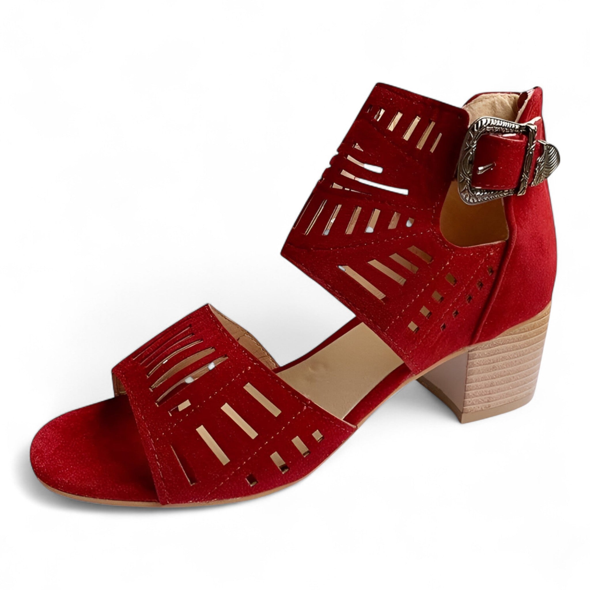 Sloane | Sandali in Velluto - Apparenza Elegante e Confortevole