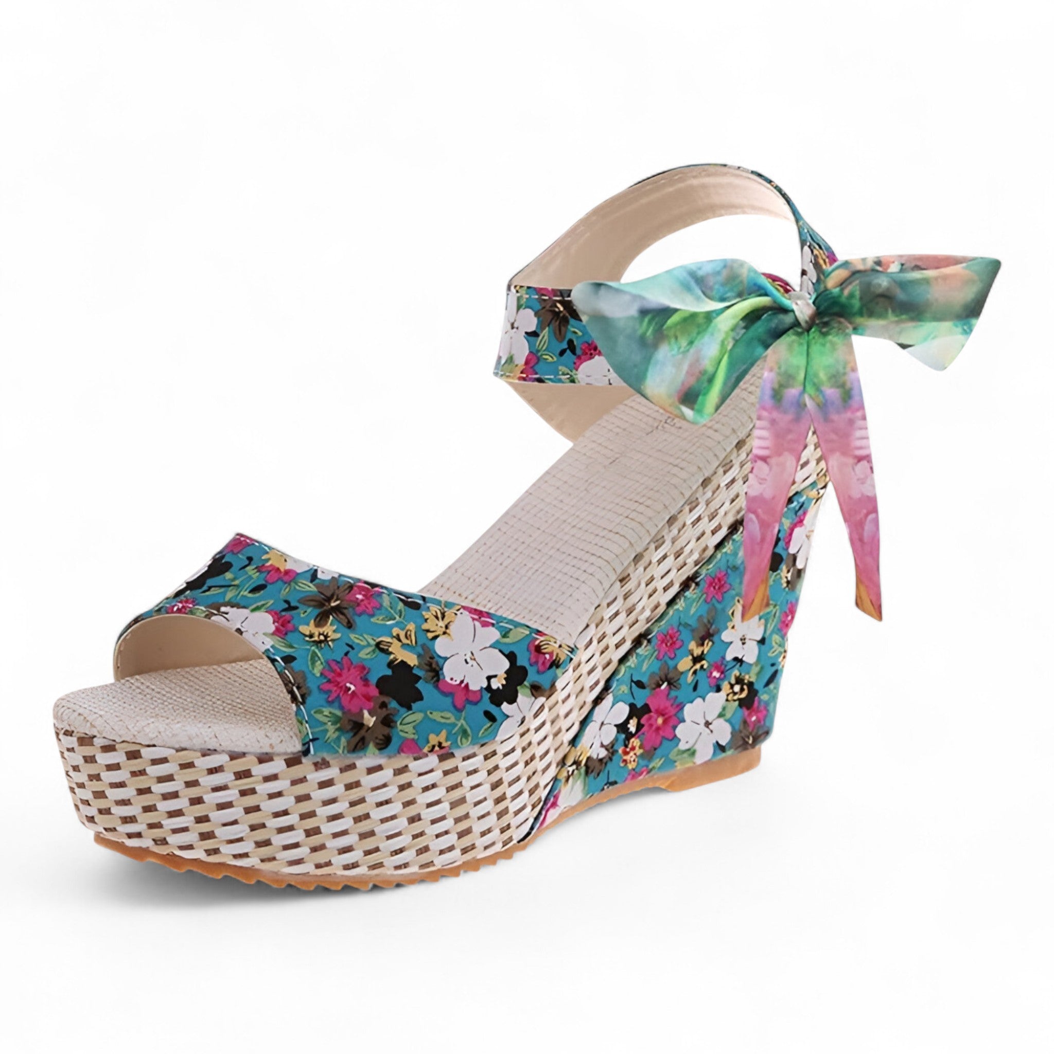 Evangeline | Sandali fioriti - Eleganti e comodi