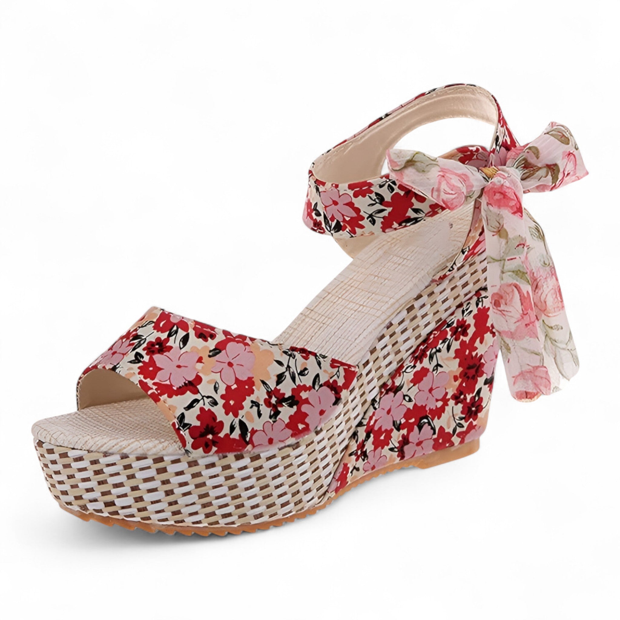Evangeline | Sandali fioriti - Eleganti e comodi