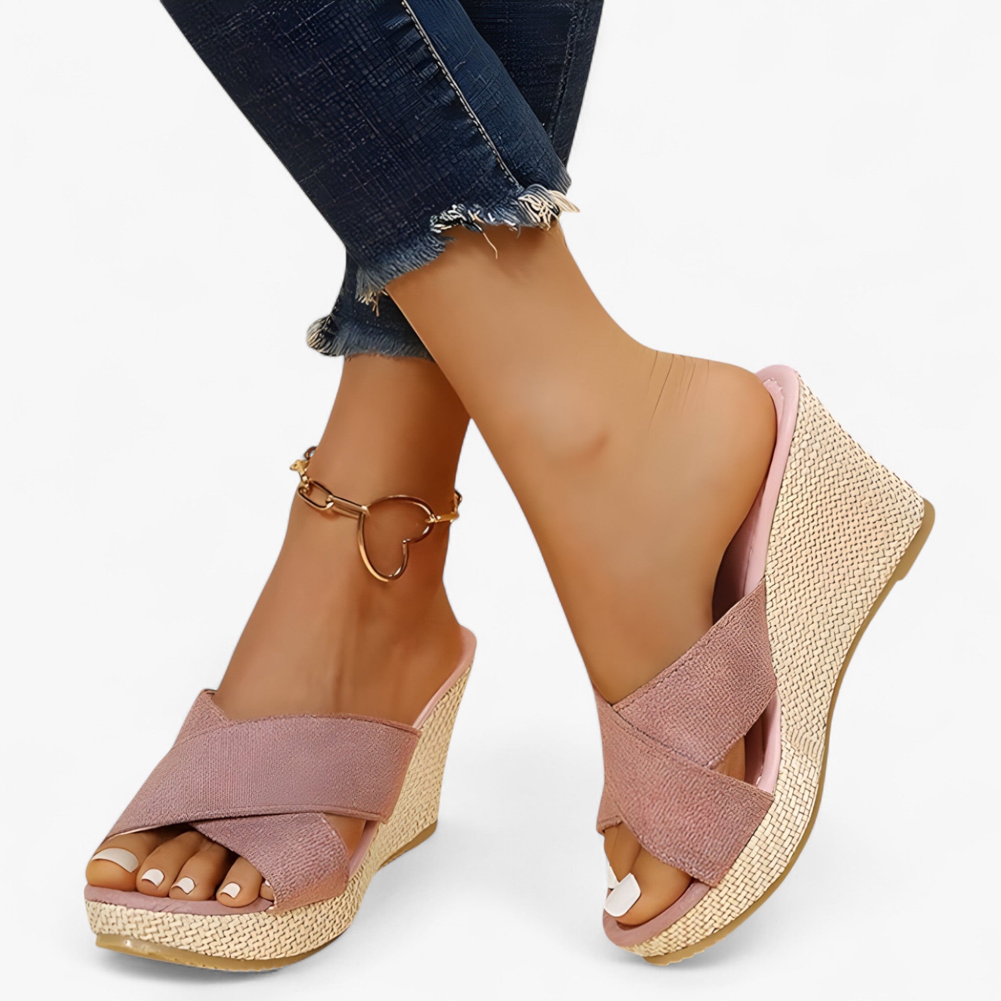 Claire | Sandali con suola con tacco spesso - Eleganti e versatili