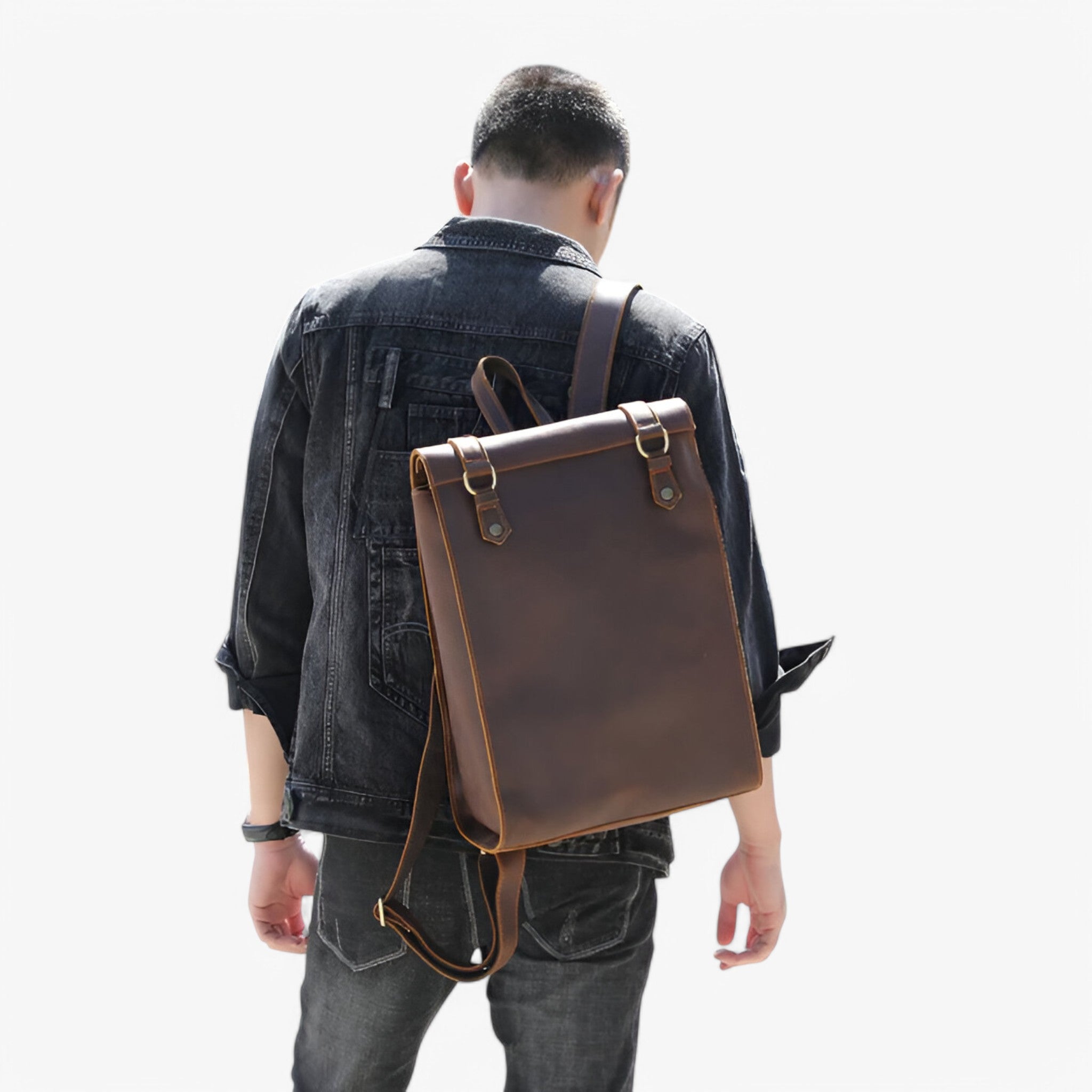 Hugo | Zaino di Lusso in Pelle - - - Concept Palermo