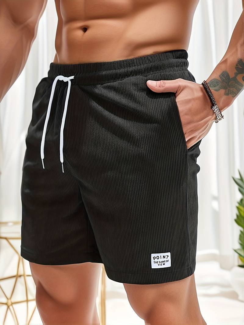 Marquis | Pantaloncini comodi - Ideali per giornate rilassate e attività dinamiche - Nero - short shorts for men - Concept Palermo