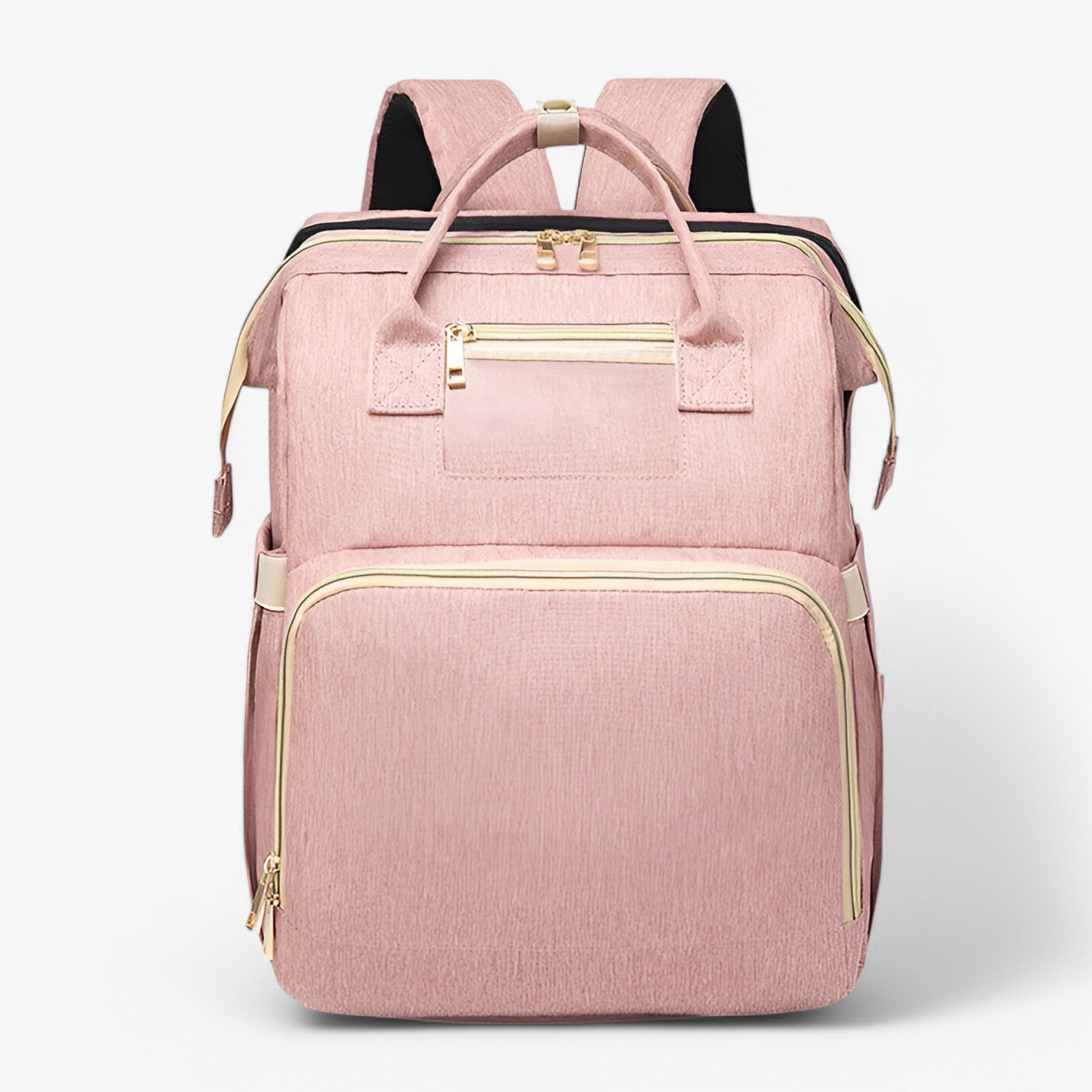 Lisa | Marsupio multifunzionale con lettino - Rosa chiaro - con tasca per ID - - Concept Palermo