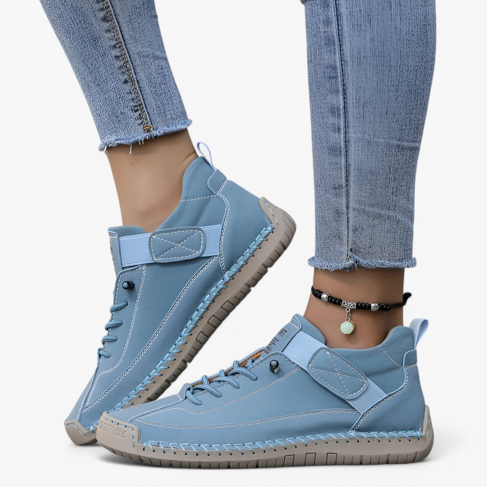Erin | Scarpe comfort - Morbide e antiscivolo - Blu Minerale - chaussure google - Concept Palermo