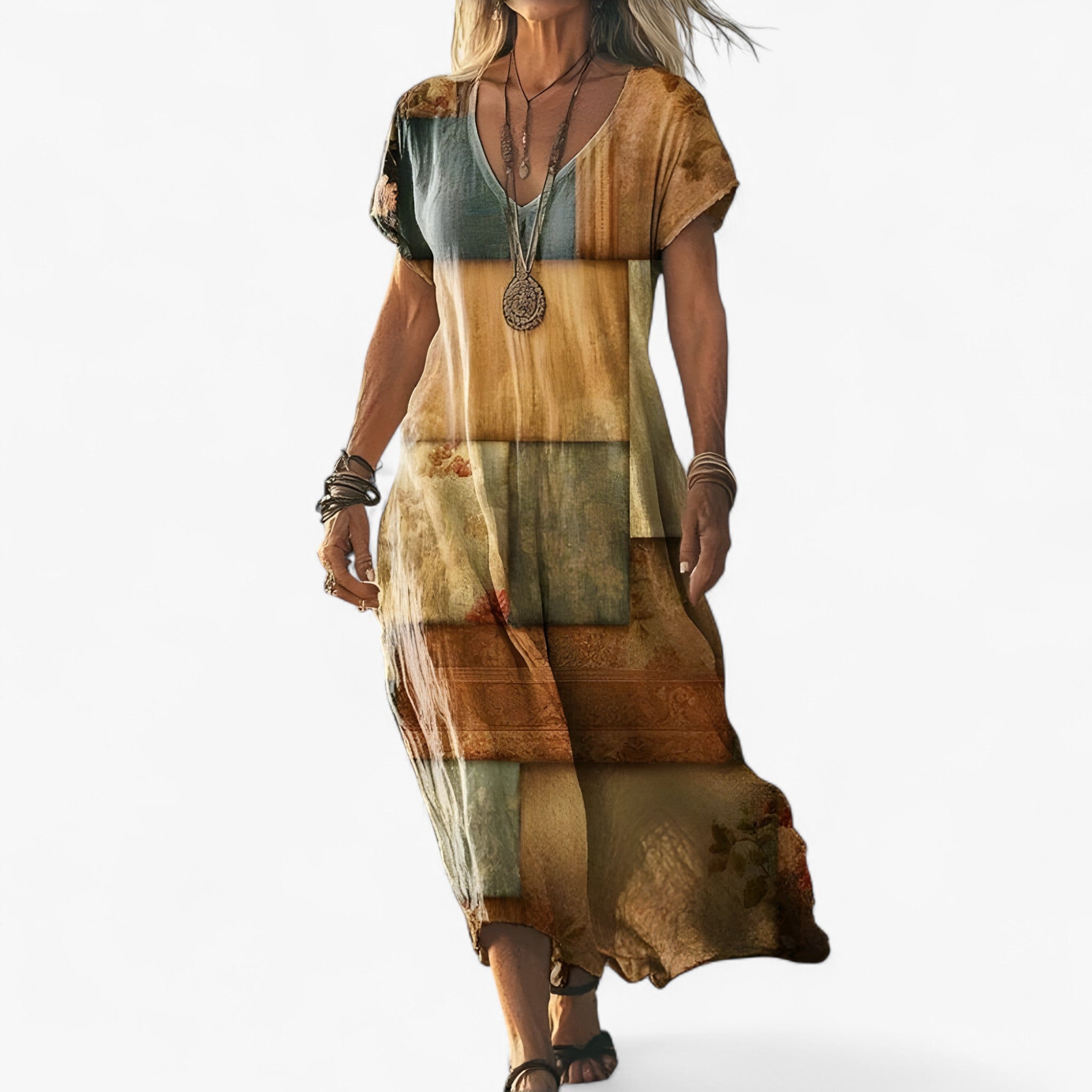 Marie - Vestito Vintage Gradient - Multicolore 3 - - Concept Palermo