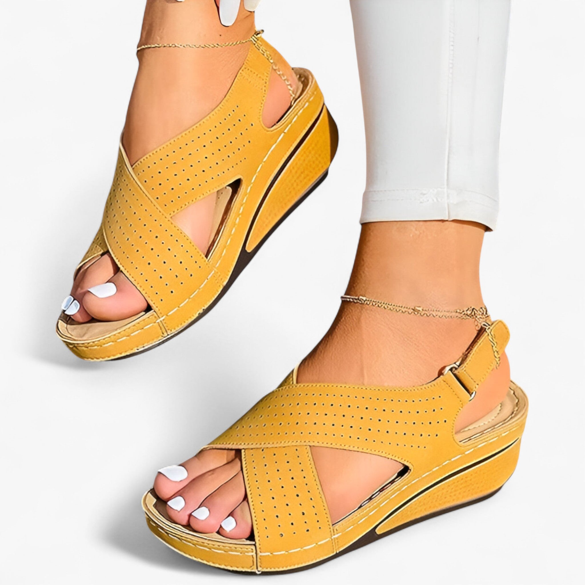 Katherine | Sandali con zeppa - Tendenza e Raffinato