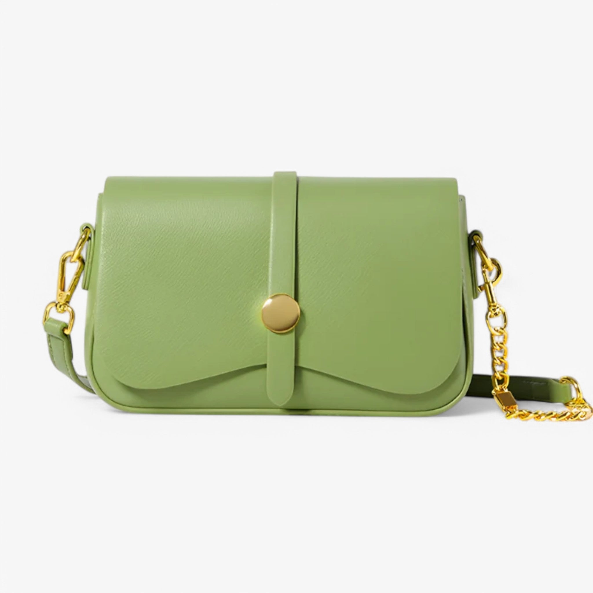 Kenzie | Borsa a tracolla in pelle vegana - Verde - - Concept Palermo