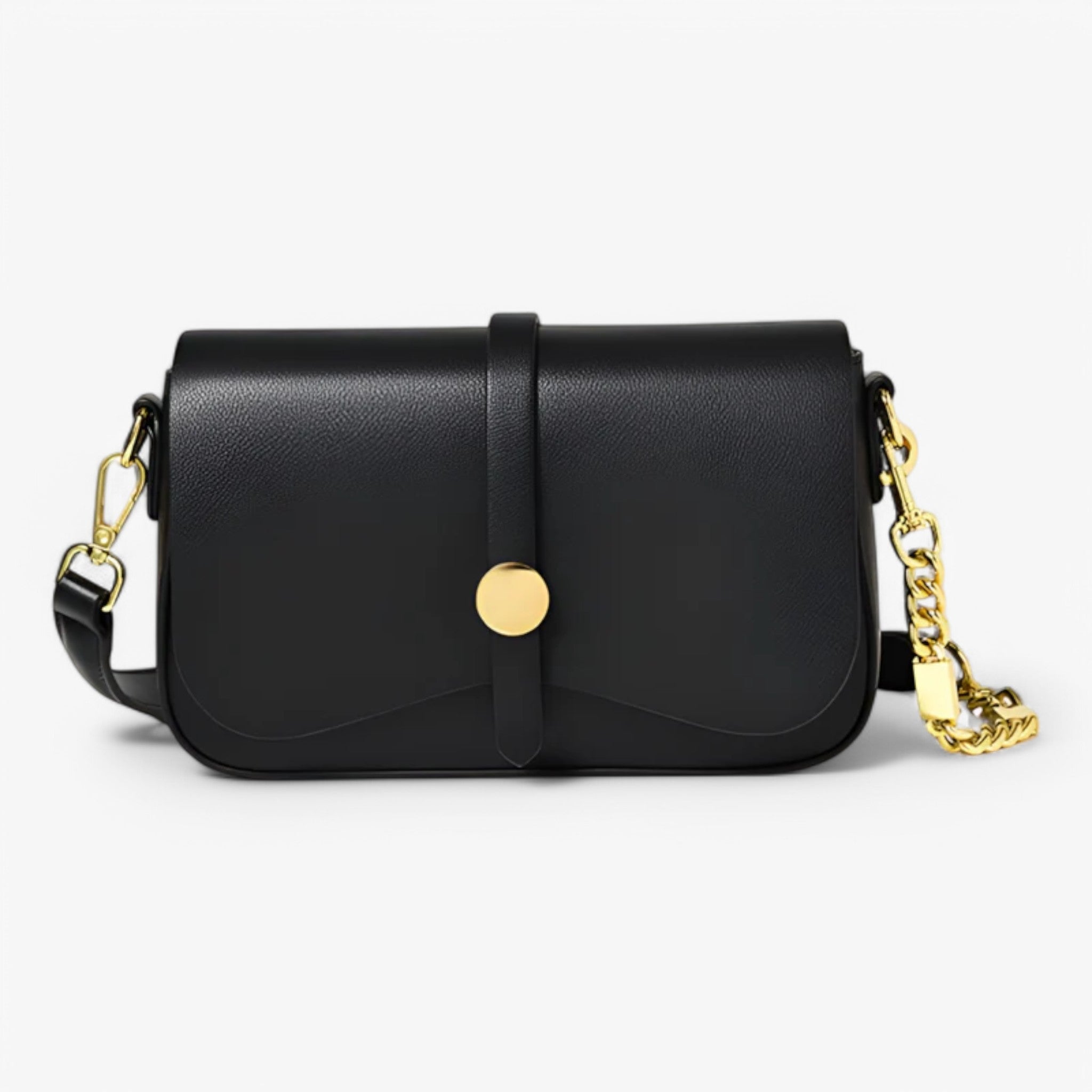 Kenzie | Borsa a tracolla in pelle vegana - Nero - - Concept Palermo