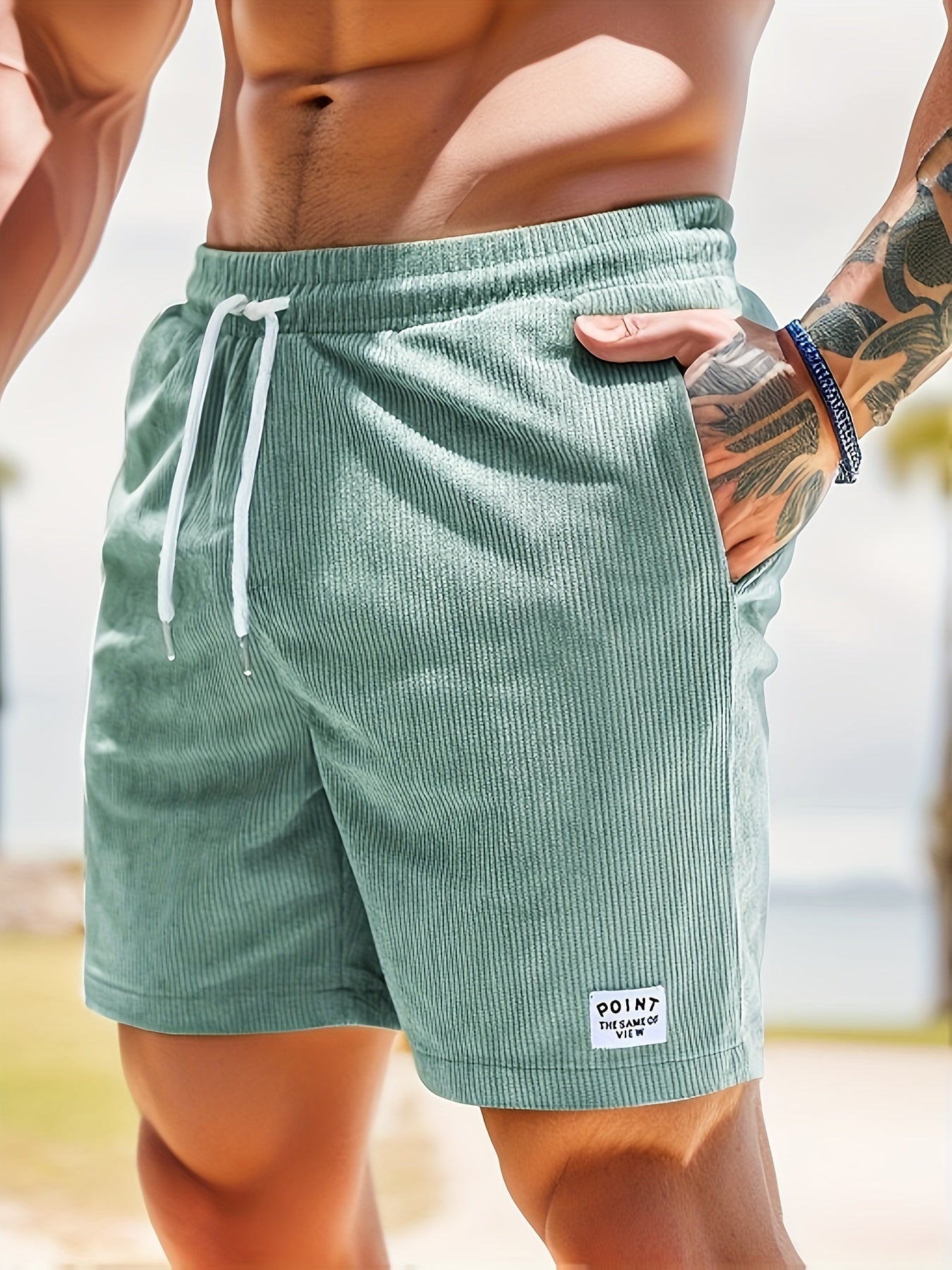 Marquis | Pantaloncini comodi - Ideali per giornate rilassate e attività dinamiche - Ciano scuro - short shorts for men - Concept Palermo