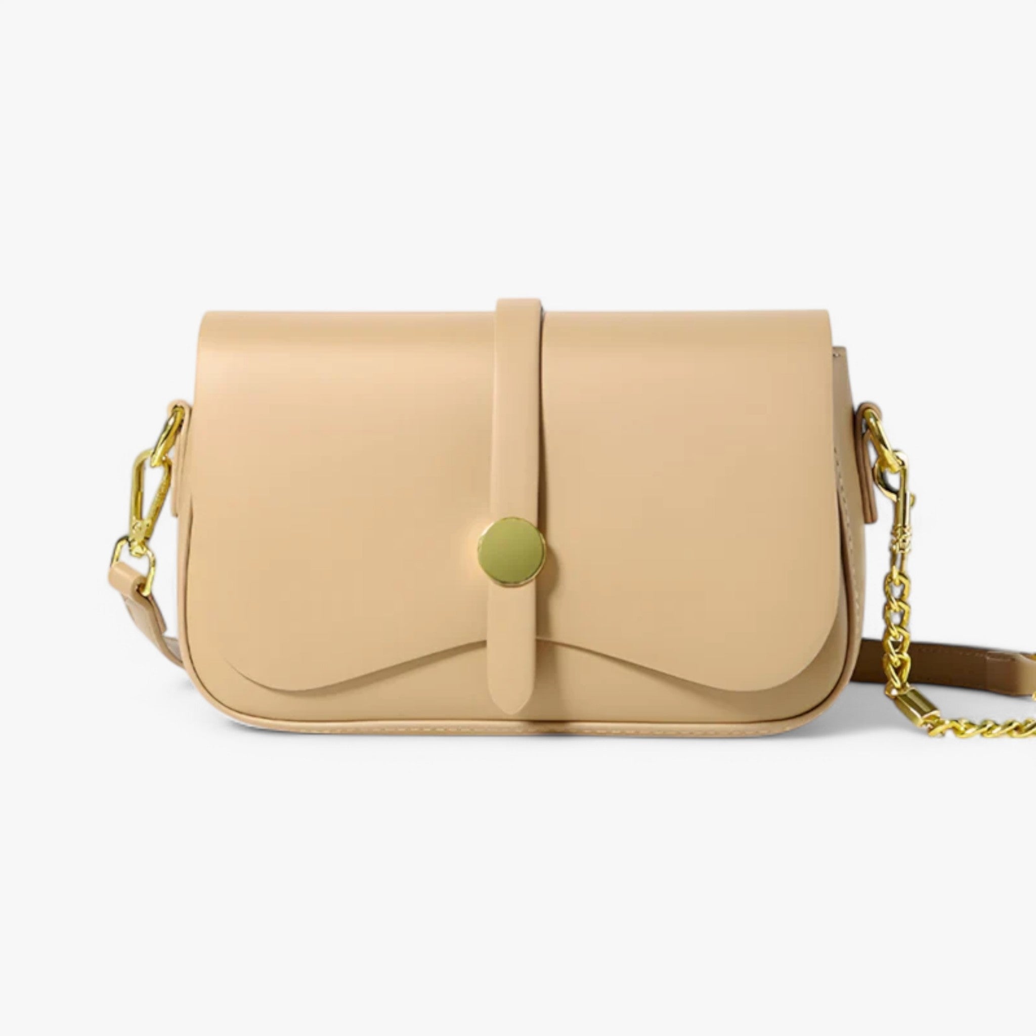 Kenzie | Borsa a tracolla in pelle vegana - Cachi - - Concept Palermo