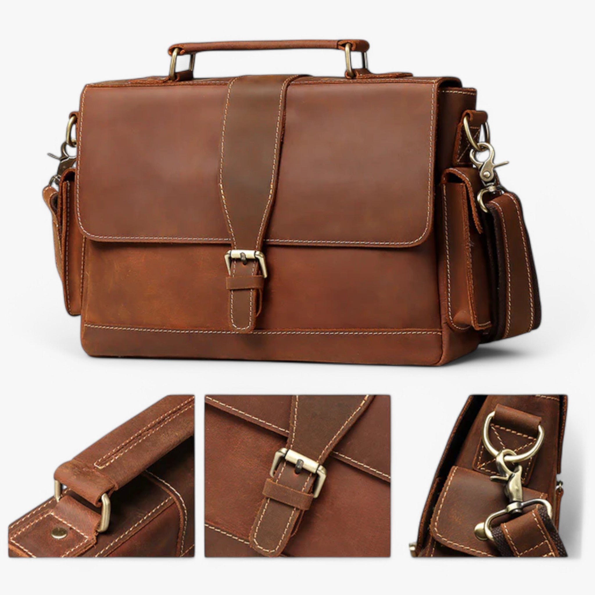 Matteo | Borsa Lavoro in Pelle - - - Concept Palermo