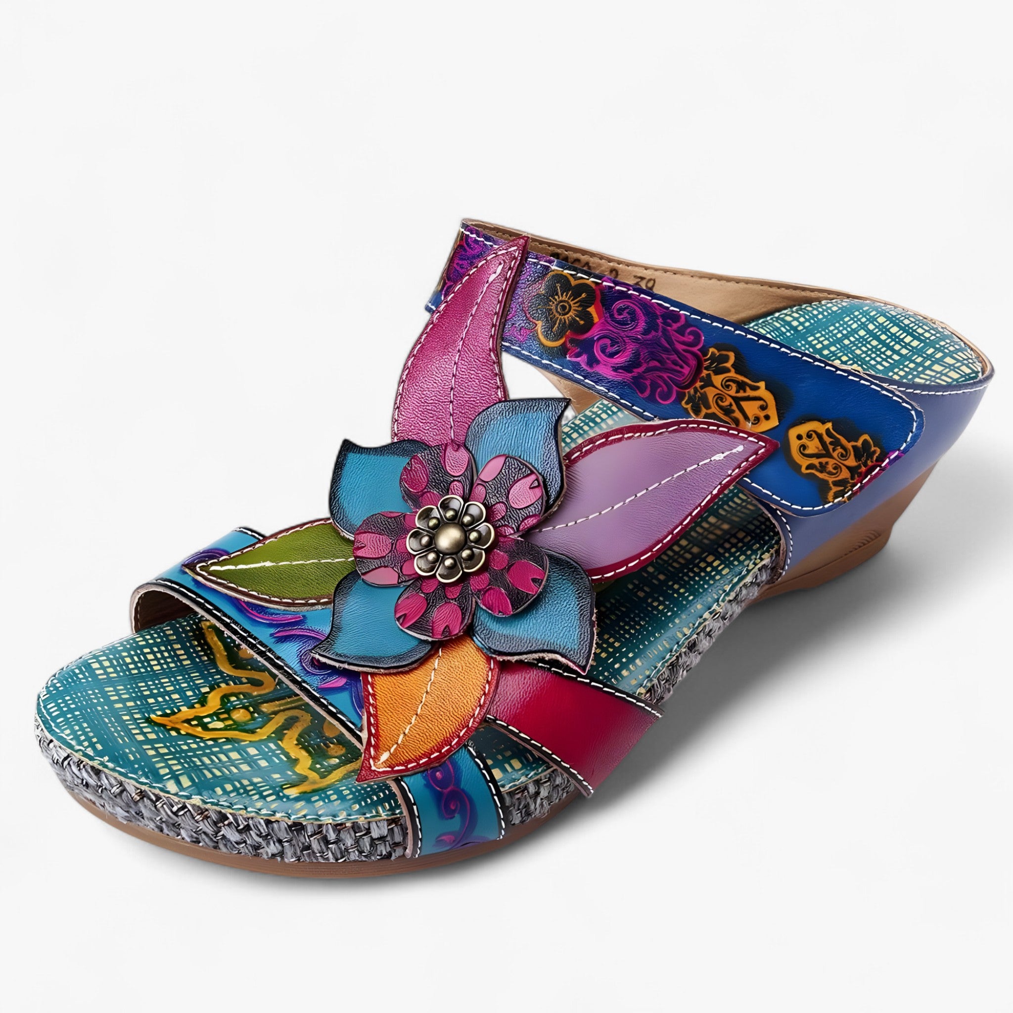 Dalia | Sandali Bohemia - Blu Bali - chaussure google sandale - Concept Palermo