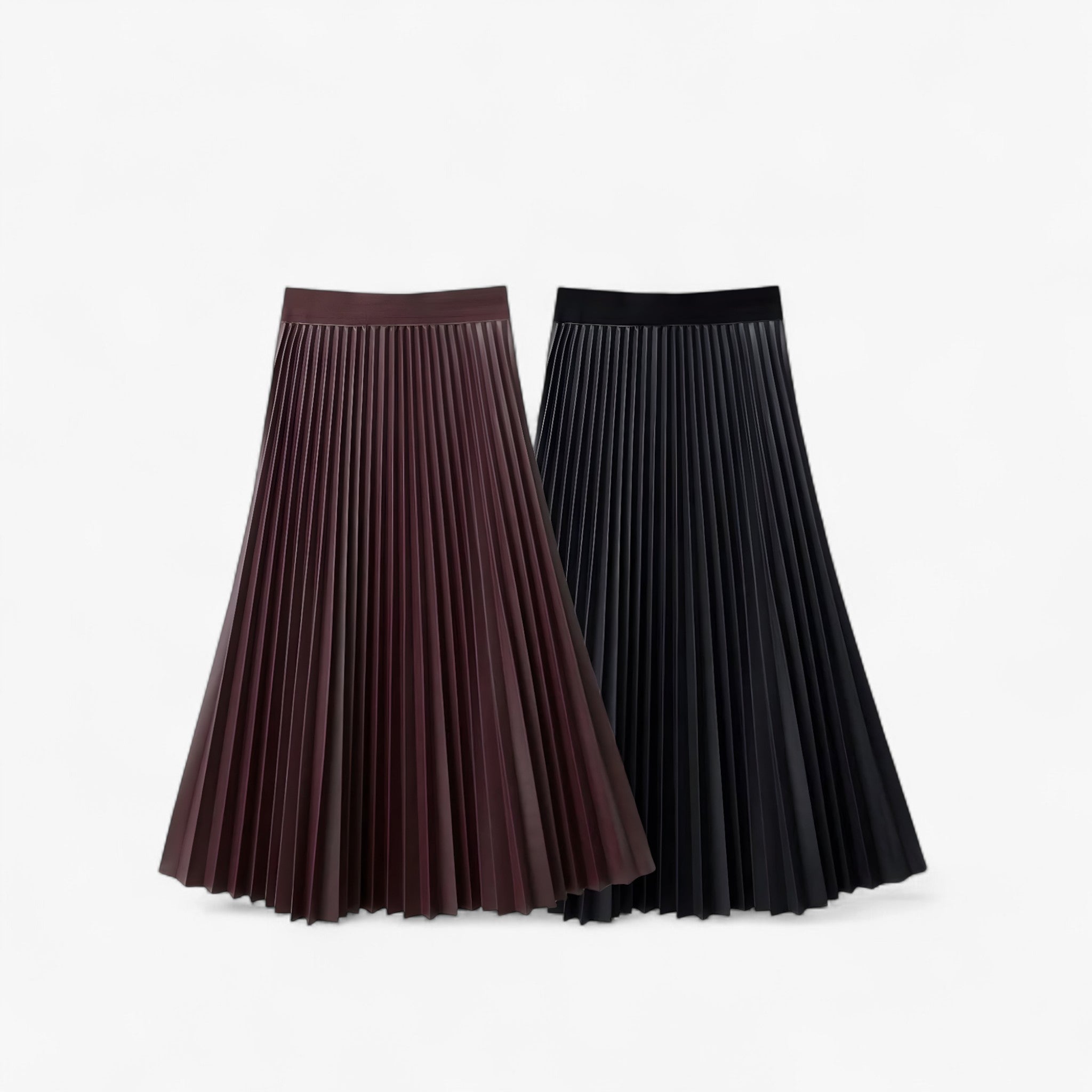 Gelly | Gonna in Pelle Plissettata - - MYLA_NEW Skirt - Concept Palermo