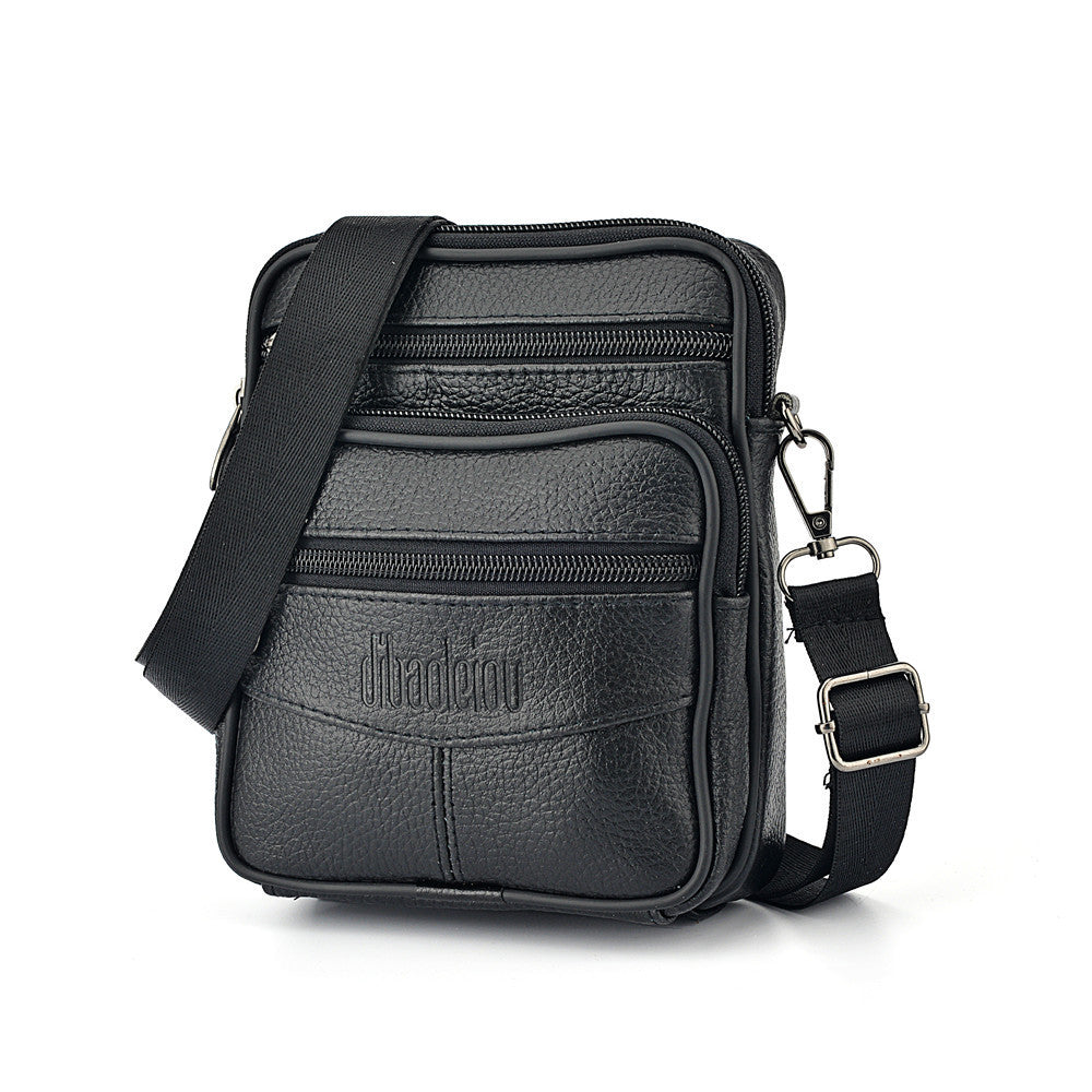 Borsa a tracolla in pelle nuova per uomo - nero - bags for men Crossbody Bags Shoulder & Crossbody Bags - Concept Palermo
