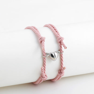 Braccialetto Magnetic Love® (2 pezzi) - Rosa + Rosa - BRACELETS couple bracelet - Concept Palermo
