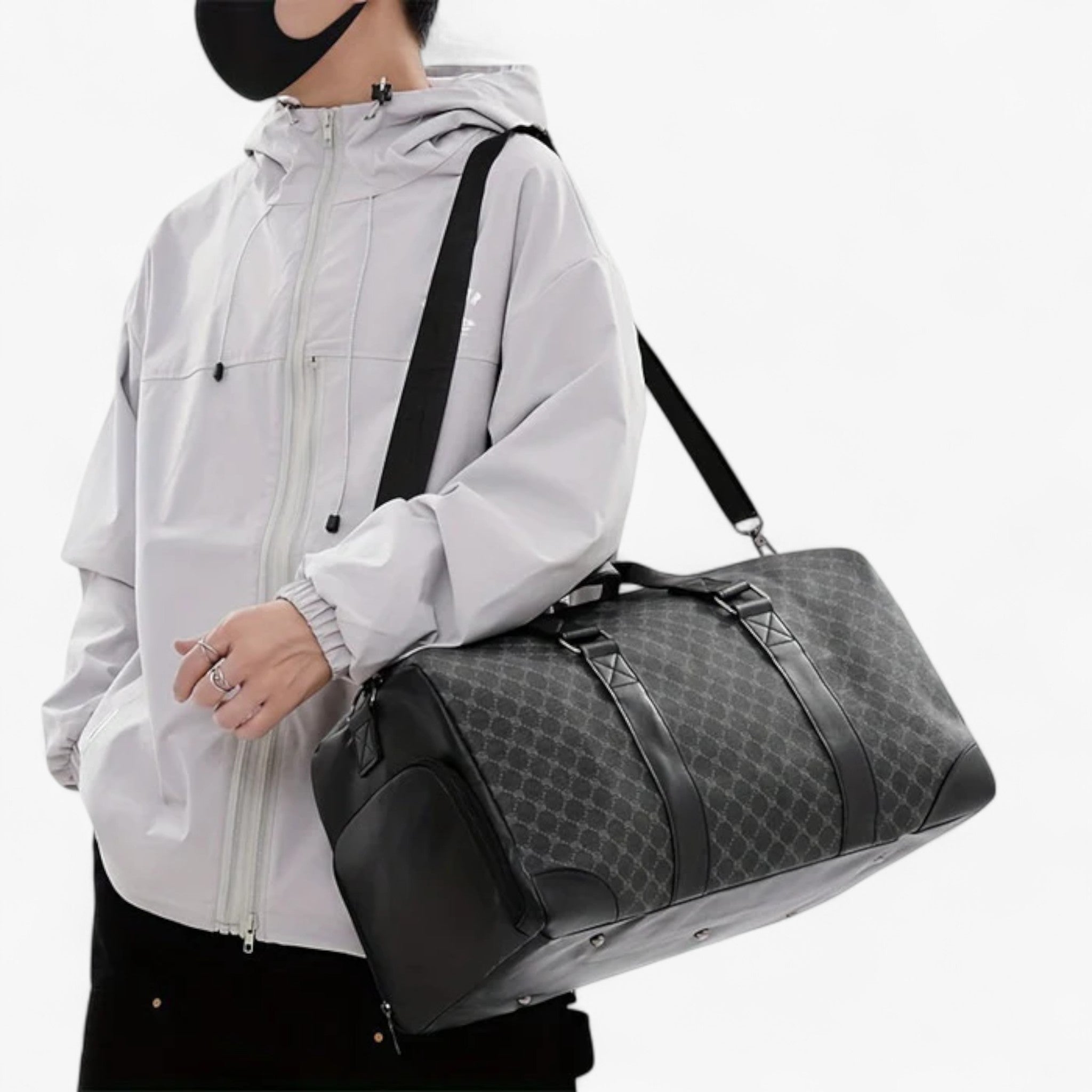 Luca | Borsa a tracolla portatile da uomo – Compatta, funzionale e dallo stile urbano - - Bags duffel bag handbags Shoulder & Crossbody Bags travel bag Travel Bags - Concept Palermo