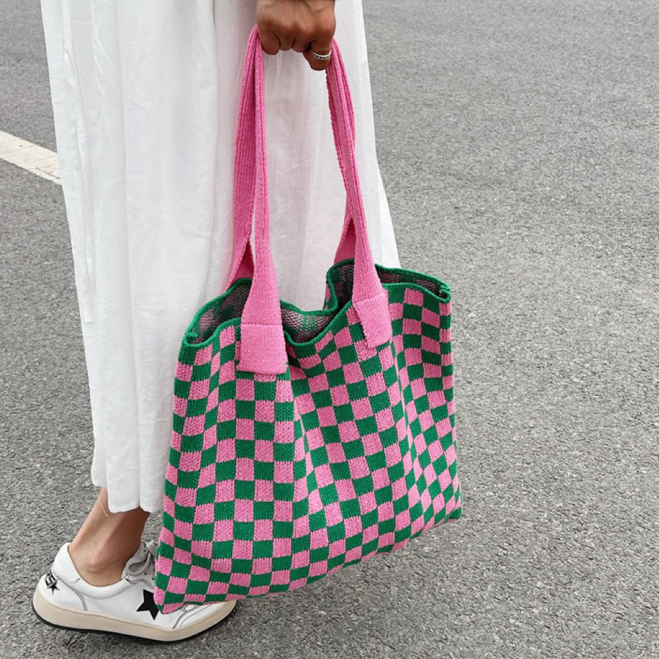 KnitTote - Borsa da trasporto all'uncinetto - - bags tote bag women bags Women's handbags - Concept Palermo