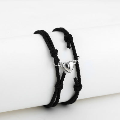 Braccialetto Magnetic Love® (2 pezzi) - Nero + Nero - BRACELETS couple bracelet - Concept Palermo