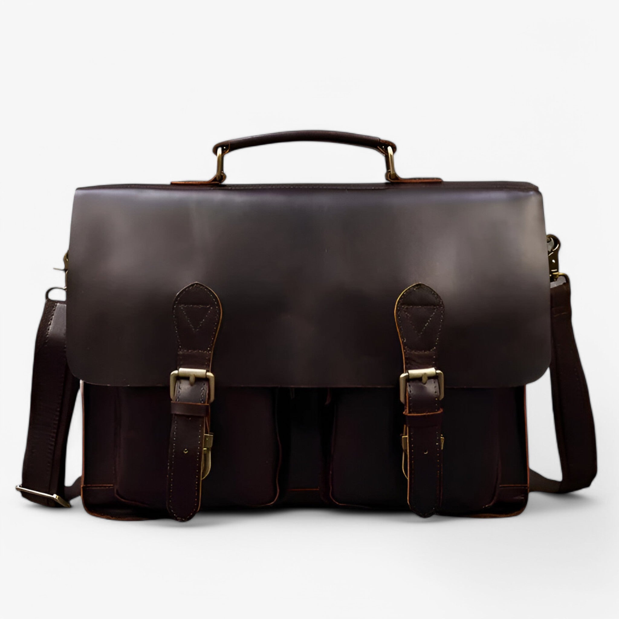 Oliver | Valigetta di Lusso in Pelle - Marrone - - Concept Palermo