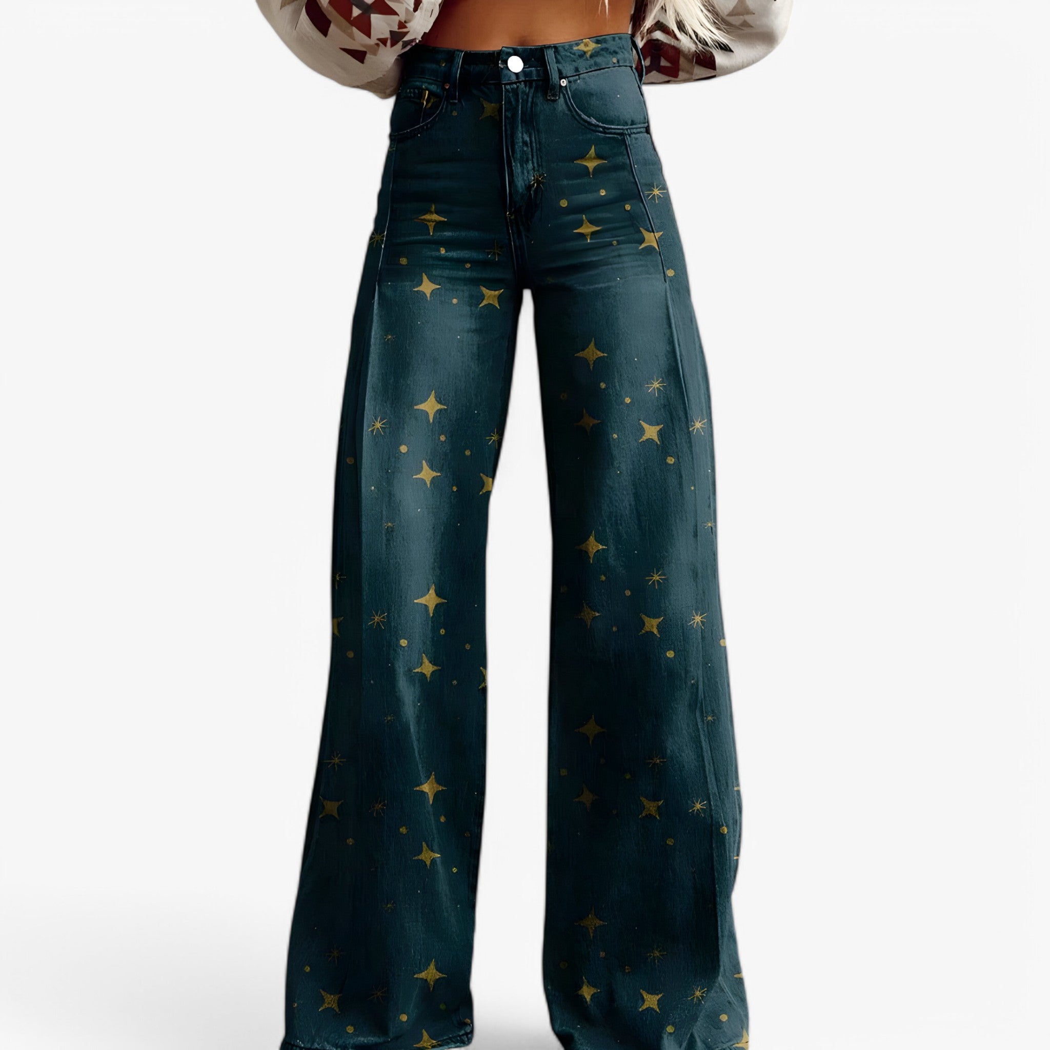 Clare | Pantaloni a gamba larga - Casual e alla moda - Starlight - - Concept Palermo