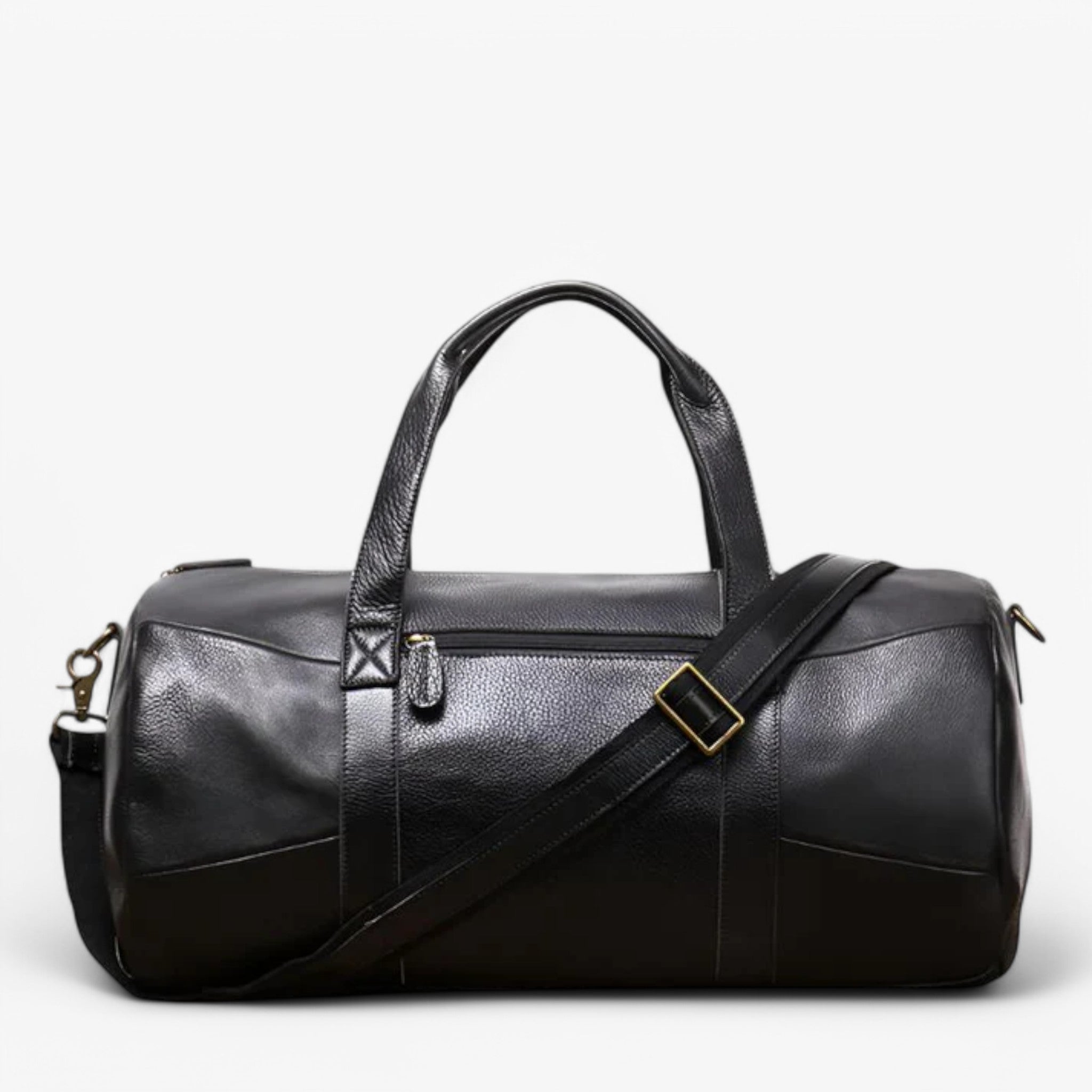 Oliver | Borsa da viaggio in pelle di alta qualità - Nero - - Concept Palermo