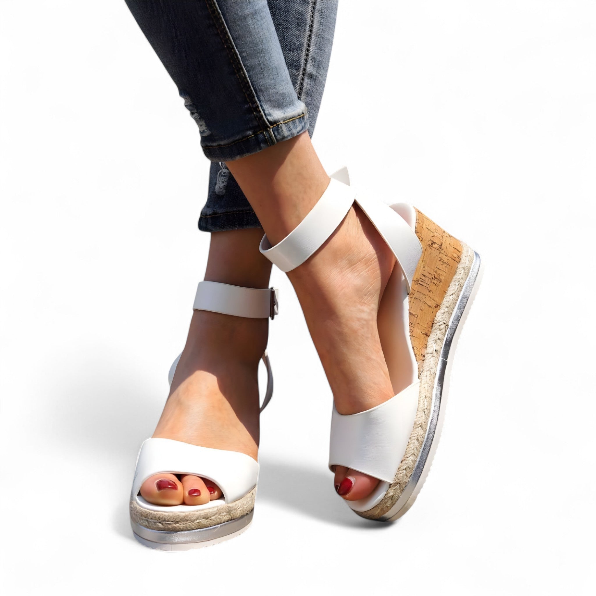 Elaina | Sandali con zeppa – alla moda e confortevoli