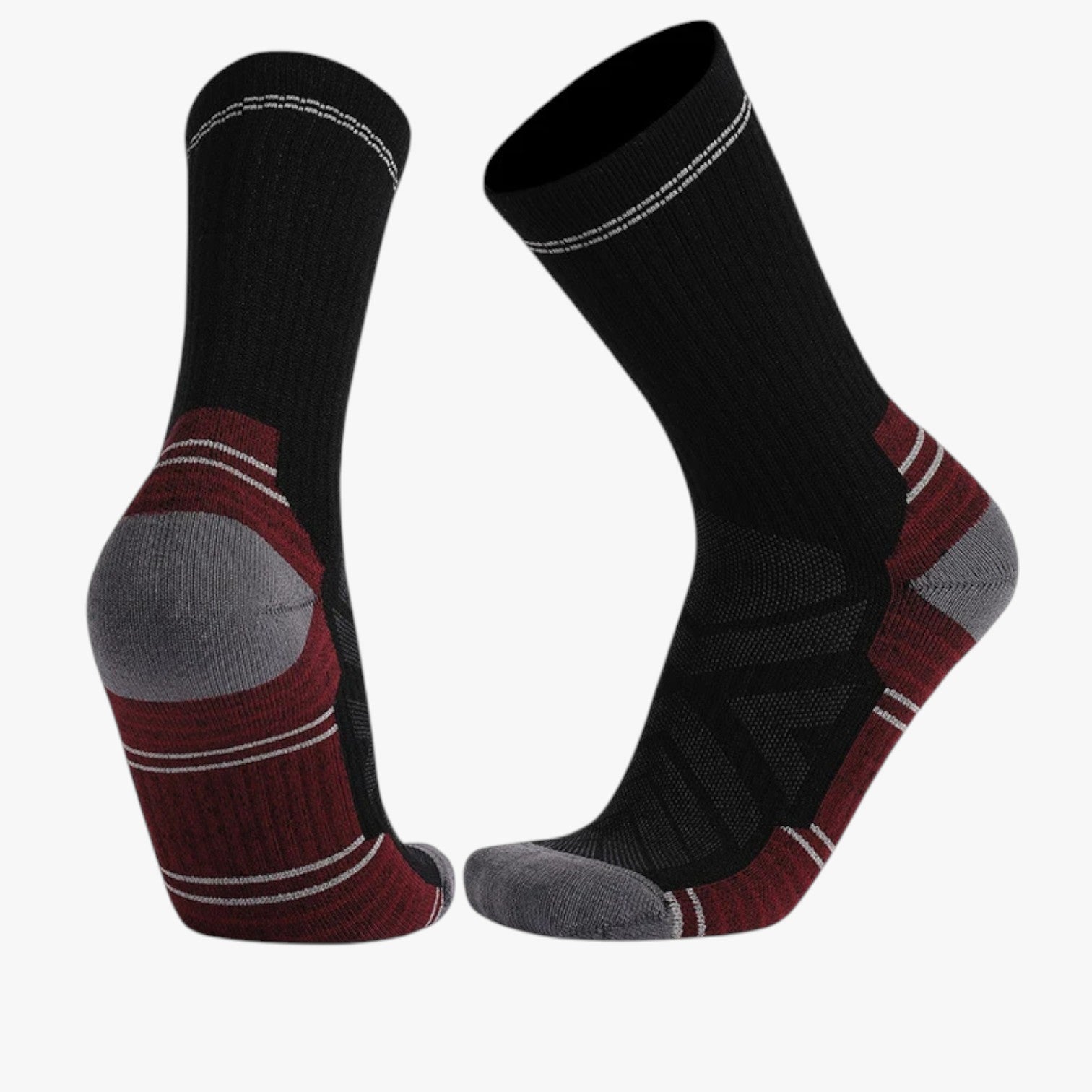 Blaine | Comfort duraturo - Calzini in lana merino per escursionismo e lavoro - Nero - Hiking Socks socks - Concept Palermo