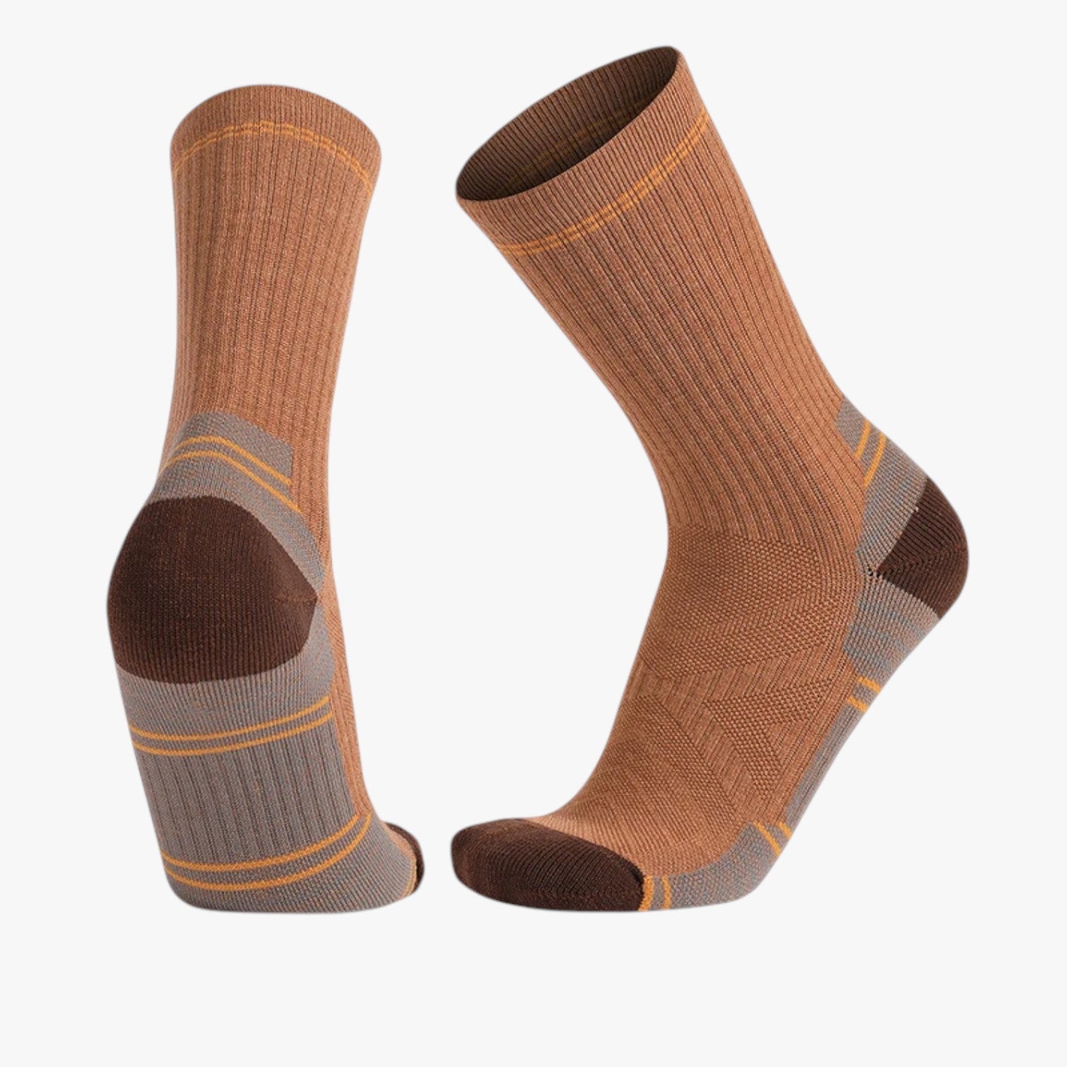 Blaine | Comfort duraturo - Calzini in lana merino per escursionismo e lavoro - Marrone - Hiking Socks socks - Concept Palermo