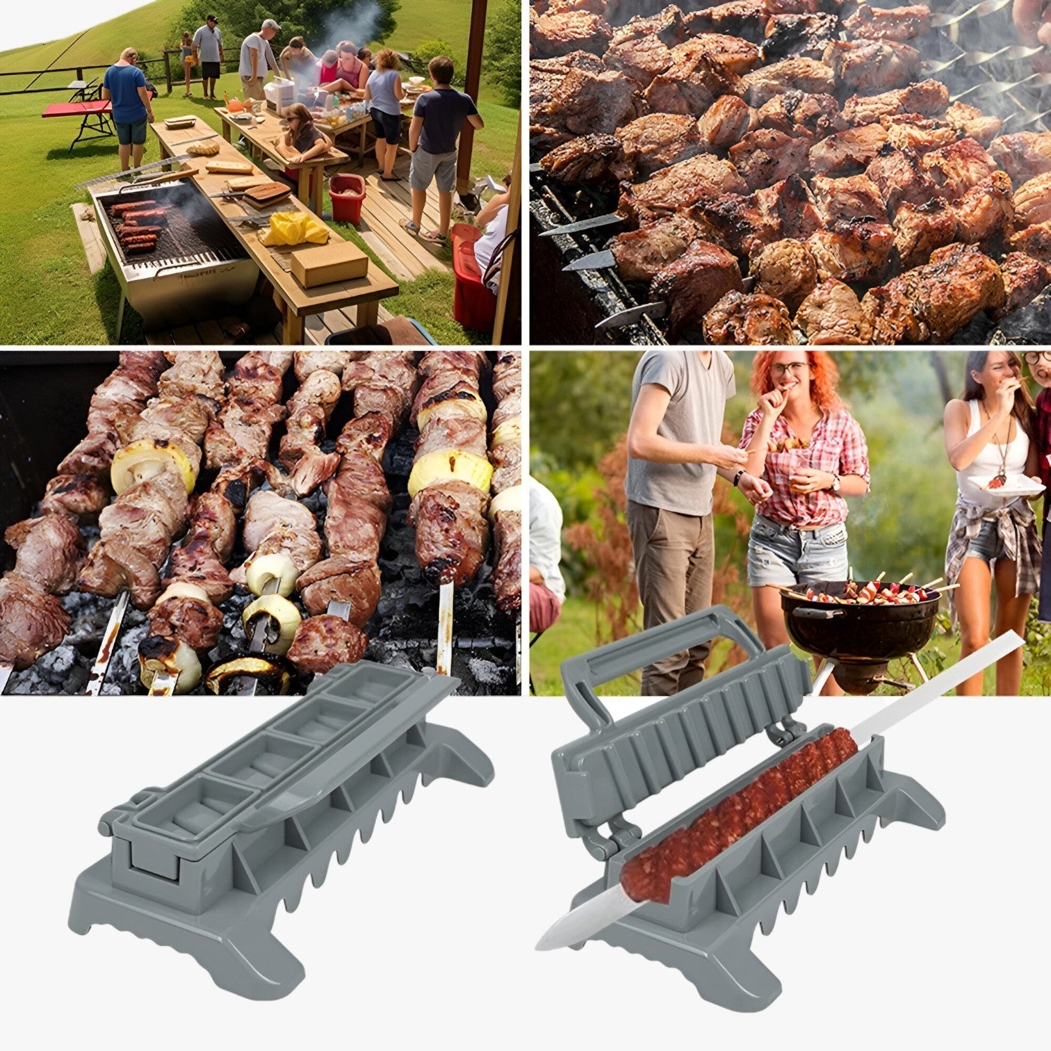 Leroy | Maker di Kebab per BBQ - Spiedini Perfetti Veloci e Facili - - Kitchen kitchen tools - Concept Palermo
