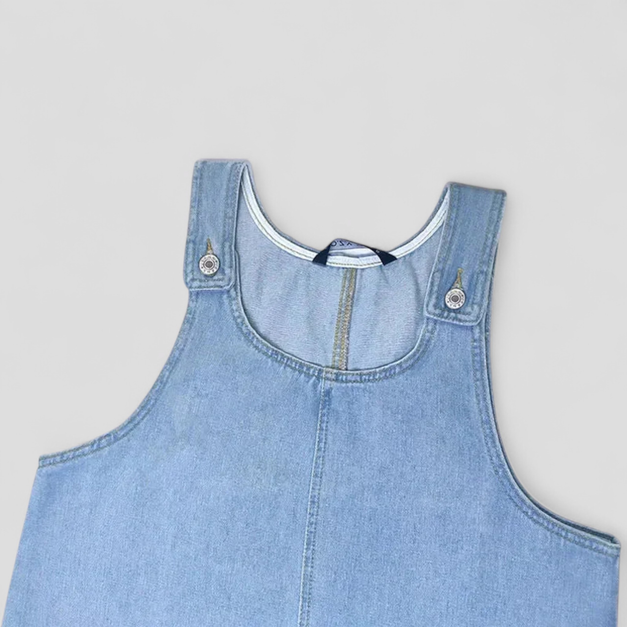 Azzurra | Abito Estivo Donna in Denim Leggero - - abito estivo abito leggero abito senza maniche denim fashion estivo moda femminile tacche pratiche vestito versatile - Concept Palermo