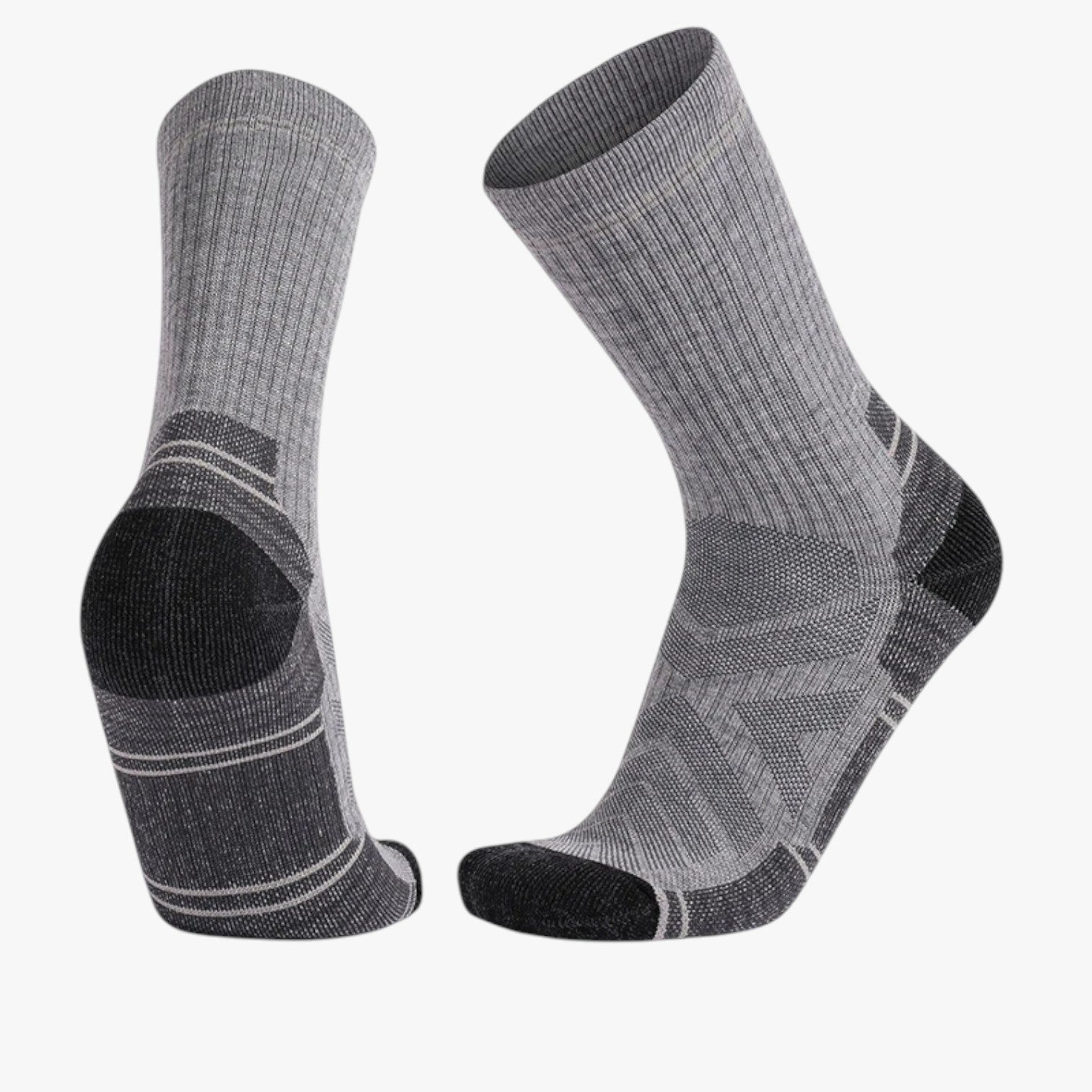 Blaine | Comfort duraturo - Calzini in lana merino per escursionismo e lavoro - Grigio - Hiking Socks socks - Concept Palermo