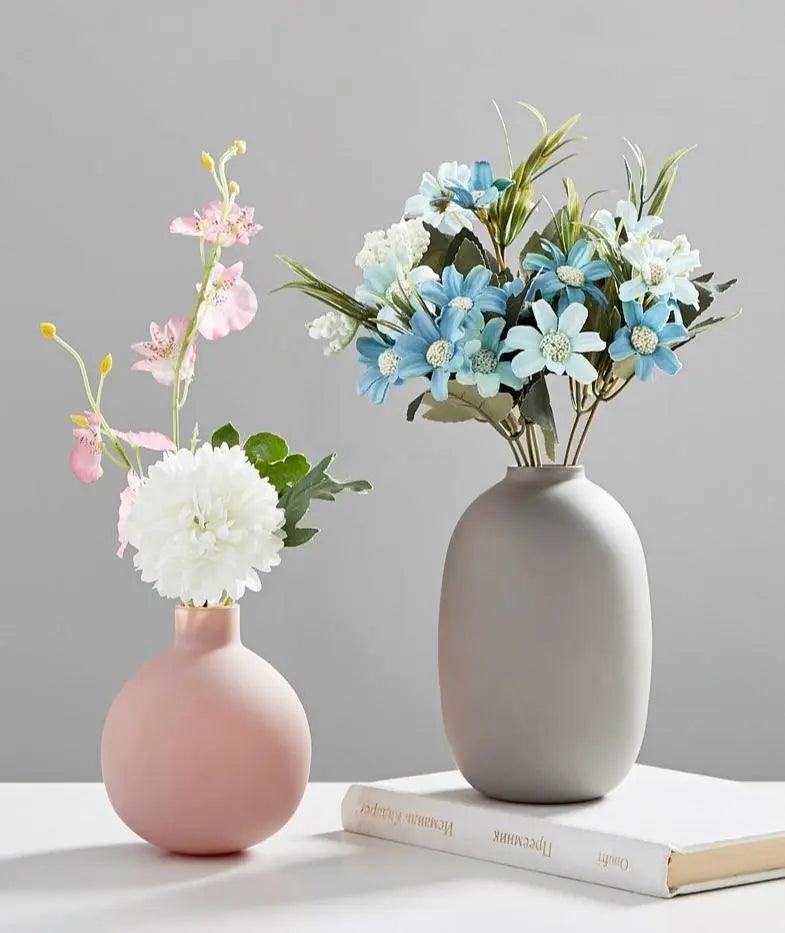 Collezione di Vasi in Ceramica Multi-Colore Elegante | Aggiorna la Tua Casa con un Design Minimalista Elegante - - Ceramics Decor Kitchen Vases - Concept Palermo