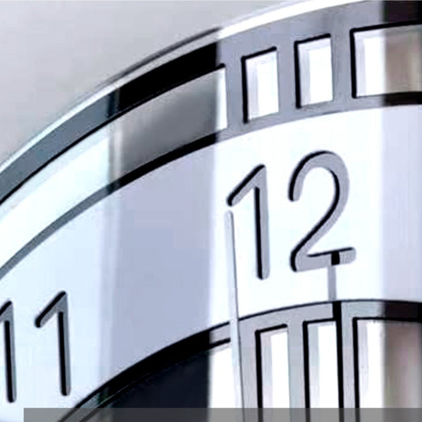 Arte da parete analogica | Orologio silenzioso: porta un silenzio sofisticato nel tuo spazio - - Wall Clock - Concept Palermo