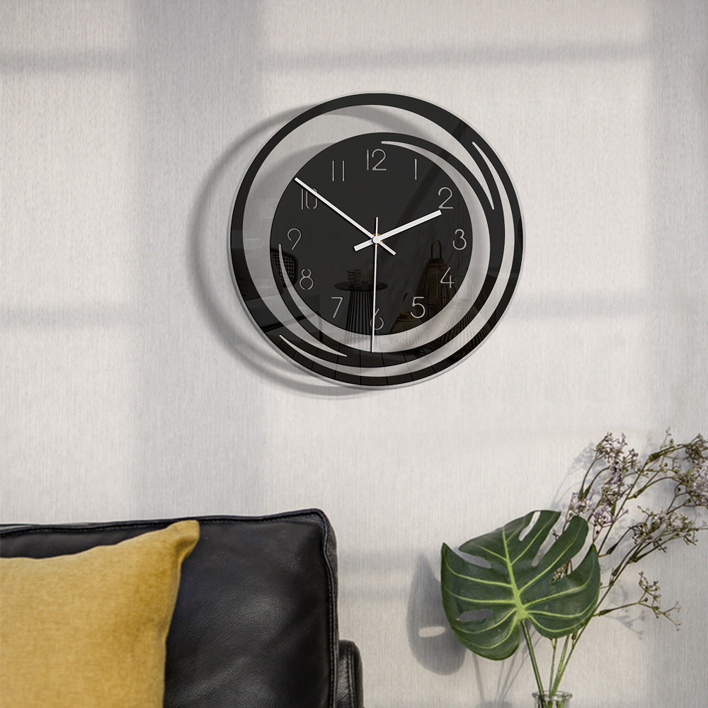 Arte da parete analogica | Orologio silenzioso: porta un silenzio sofisticato nel tuo spazio - - Wall Clock - Concept Palermo
