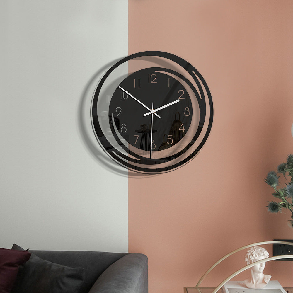 Arte da parete analogica | Orologio silenzioso: porta un silenzio sofisticato nel tuo spazio - - Wall Clock - Concept Palermo