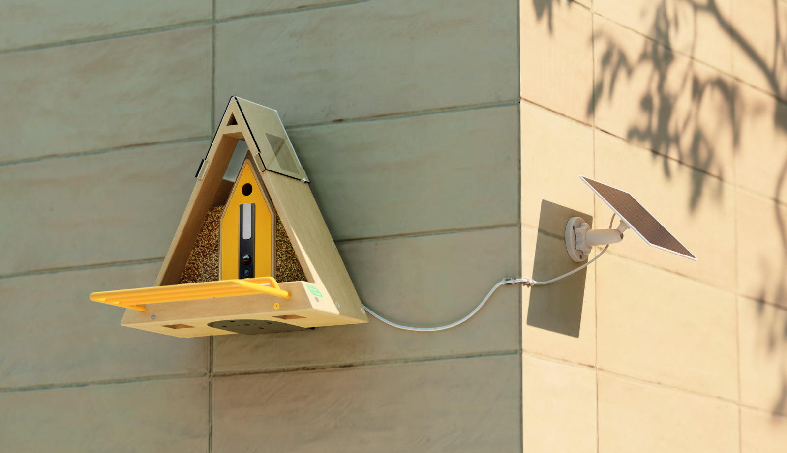 Reli Birddy Slim Feeder GreenTough™ | Mangiatore per Uccelli Slim con Design Sostenibile - - bird feeder birdproduct petproduct - Concept Palermo