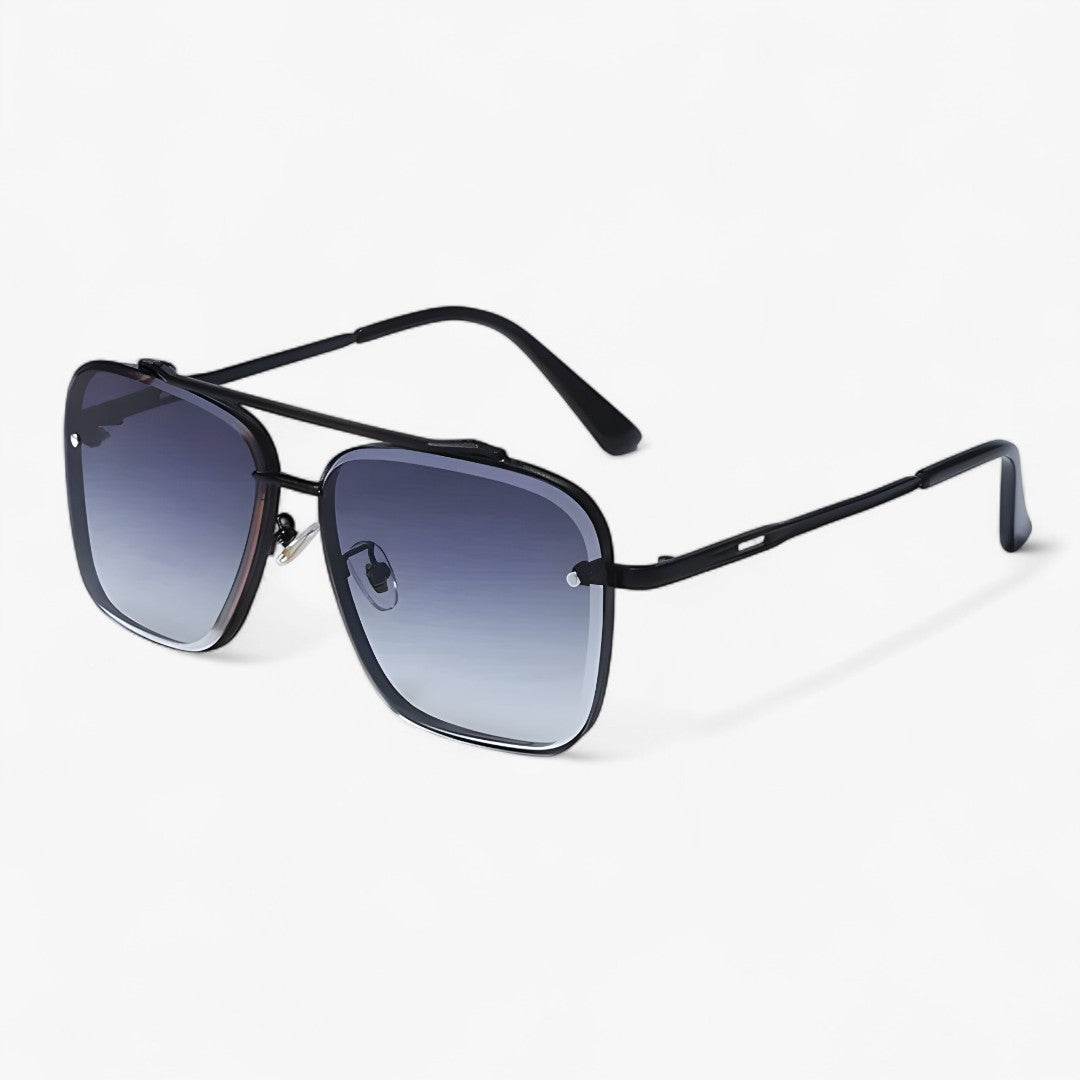 Enzo | Occhiali da sole vintage con design in metallo - Nero sfumato blu Come immagine - Fashion Sunglasses men sunglasses polarized mens sunglasses Polarized man sunglasses Sunglasses sunglasses polarized men - Concept Palermo