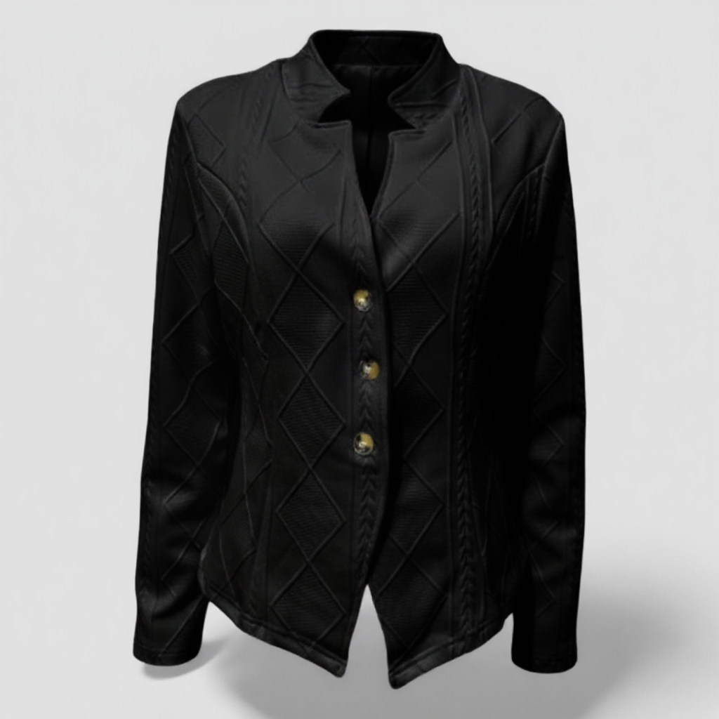 Verna | Camicia Elegante a Maniche Lunghe - Nero - - Concept Palermo