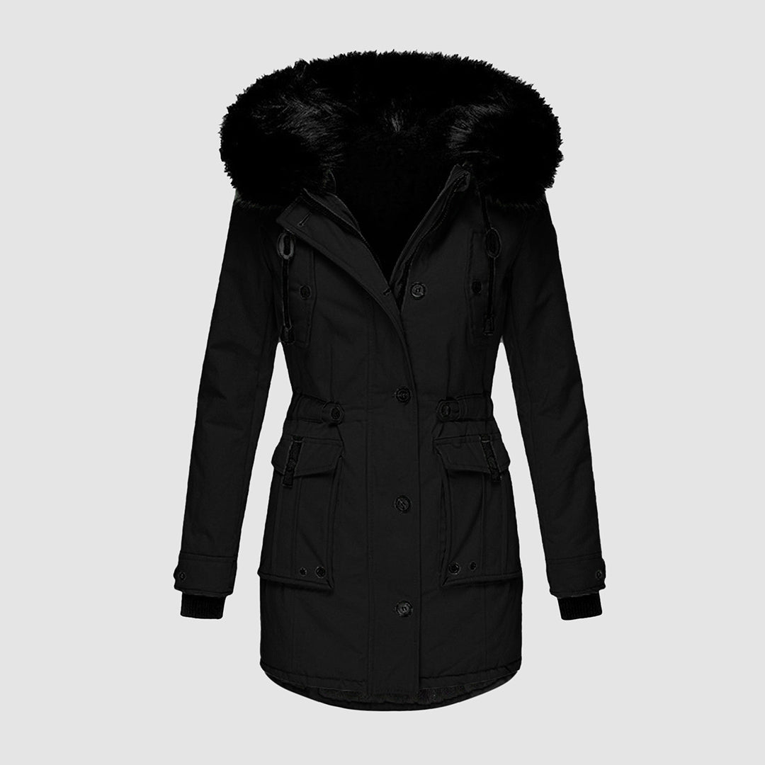 EMMA | Giacca invernale - Elegante protezione contro il freddo - Nero - Bestsellers dames Jassen dames missnew reworded reworded2 women - Concept Palermo