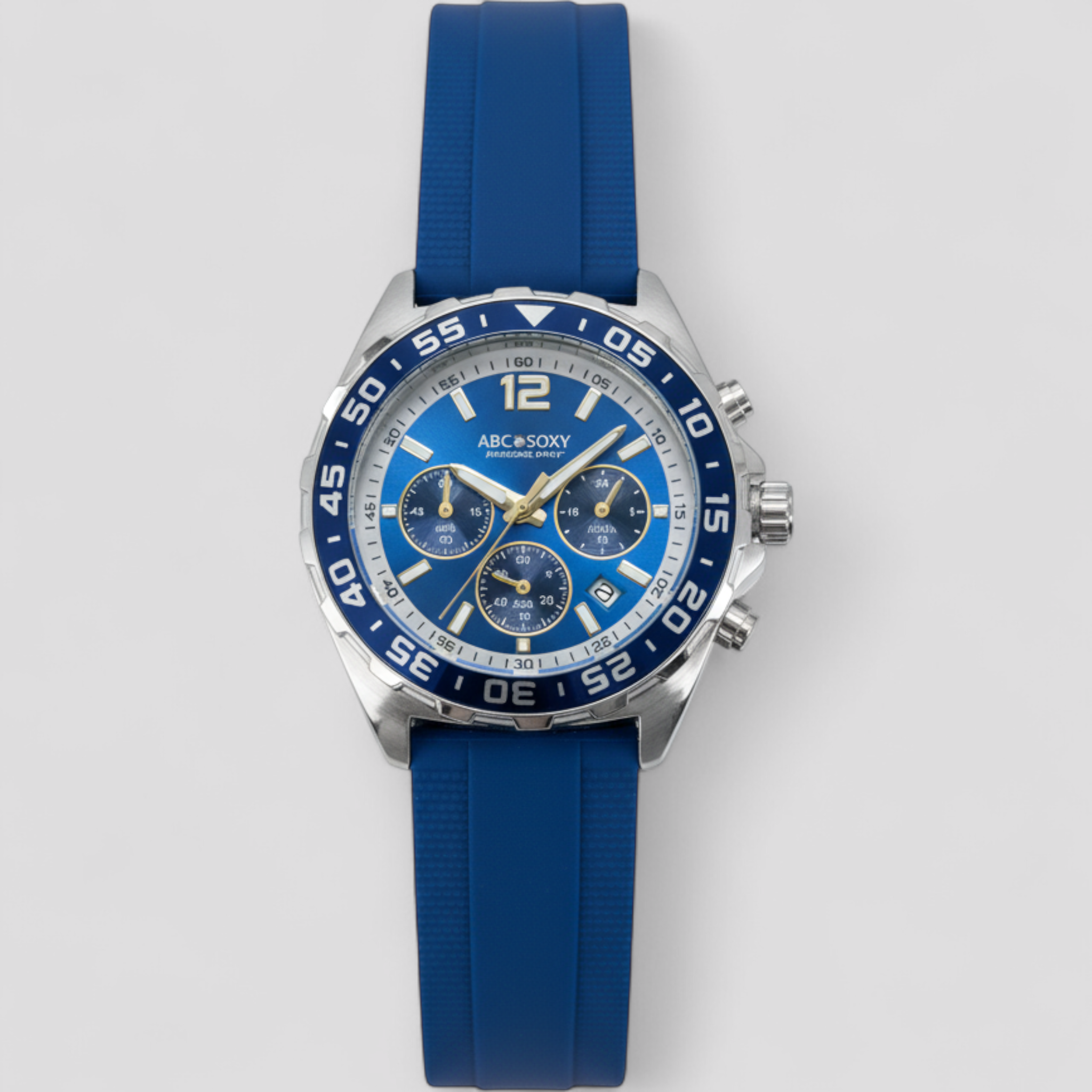 Swichwatch | Dynamisk Meester - Argento - Blu - Men's Watch watch - Concept Palermo