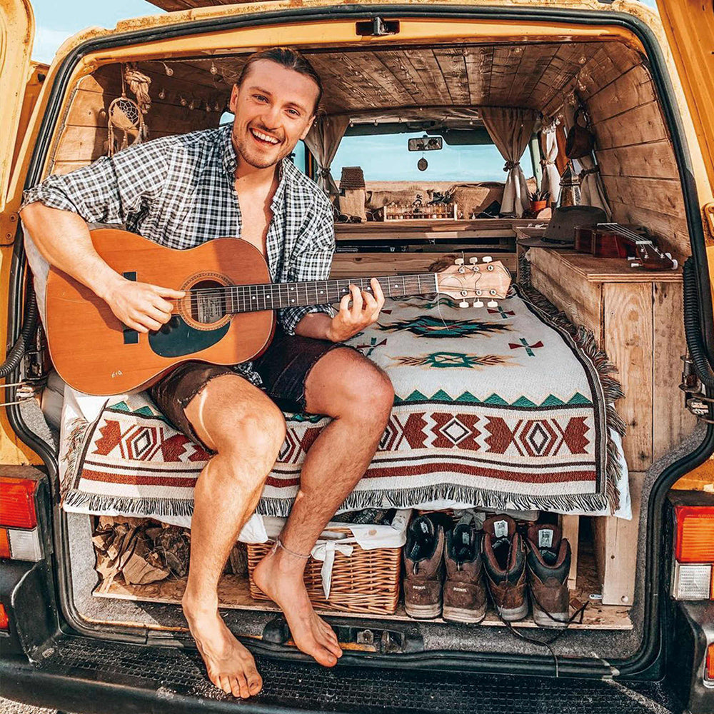 Boho Picnic Blanket | Una coperta bohémien alla moda per le tue attività all'aperto - - Blankets picnic cloth pinic blankets - Concept Palermo