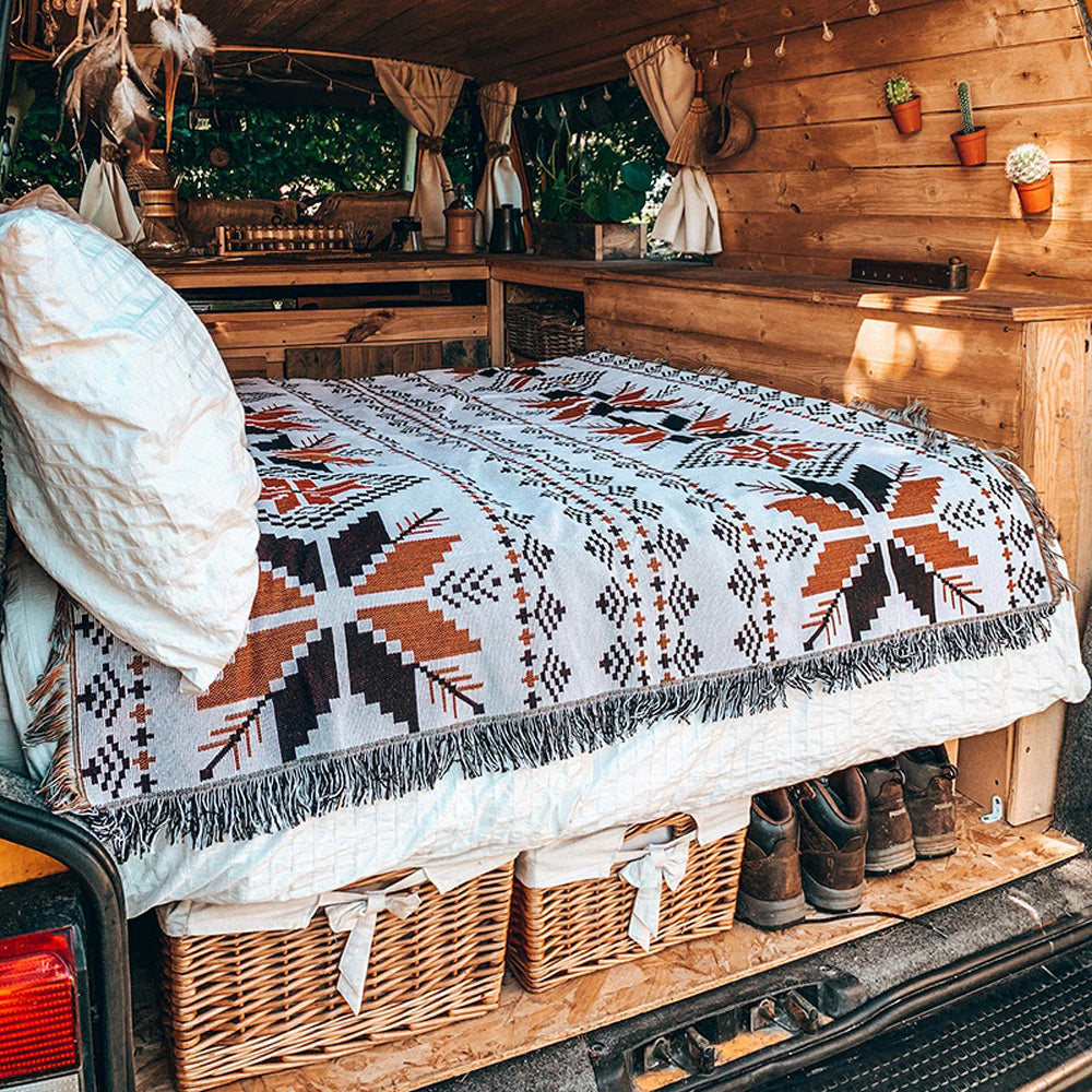 Boho Picnic Blanket | Una coperta bohémien alla moda per le tue attività all'aperto - - Blankets picnic cloth pinic blankets - Concept Palermo