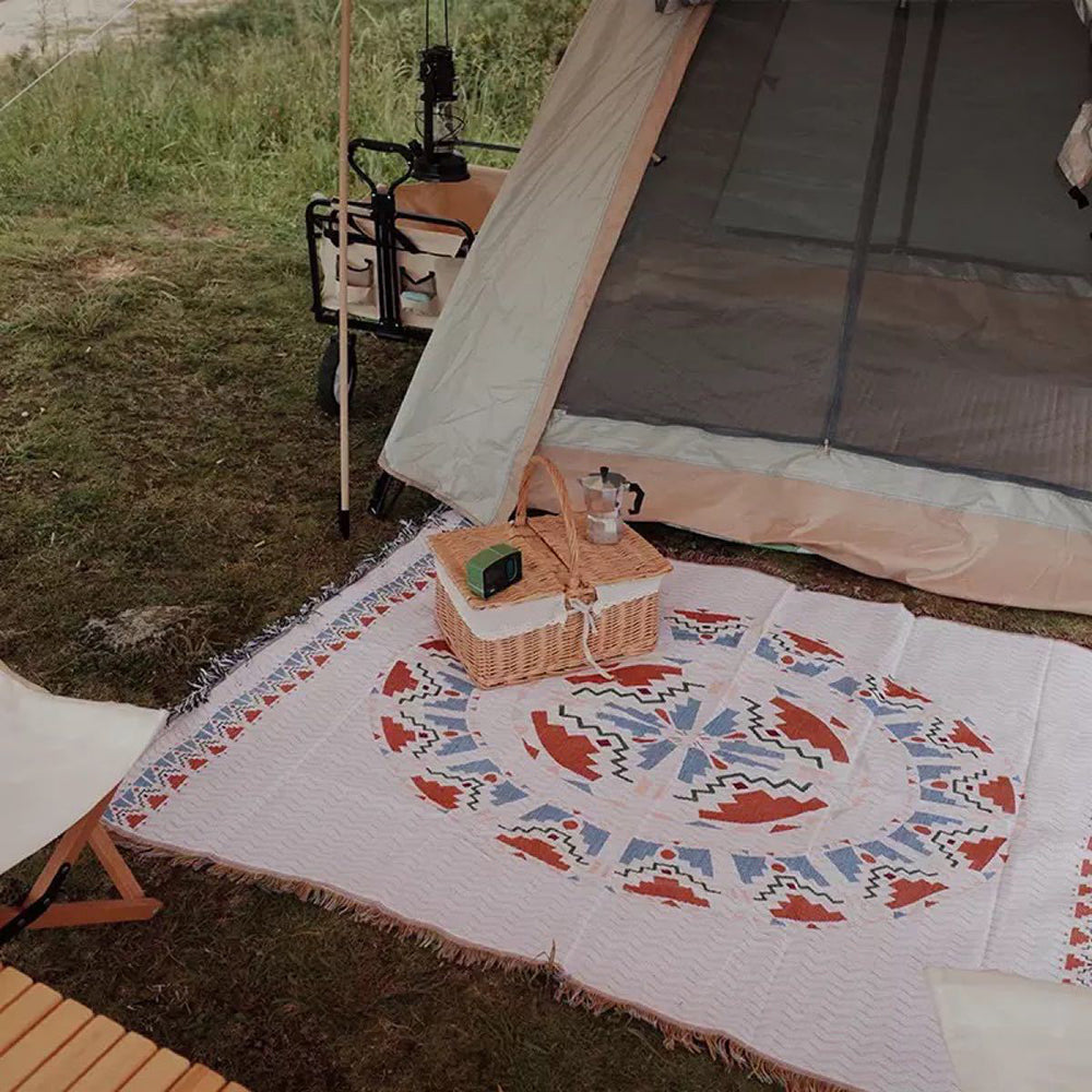 Boho Picnic Blanket | Una coperta bohémien alla moda per le tue attività all'aperto - B - Blankets picnic cloth pinic blankets - Concept Palermo
