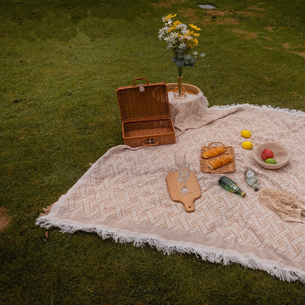 Boho Picnic Blanket | Una coperta bohémien alla moda per le tue attività all'aperto - - Blankets picnic cloth pinic blankets - Concept Palermo